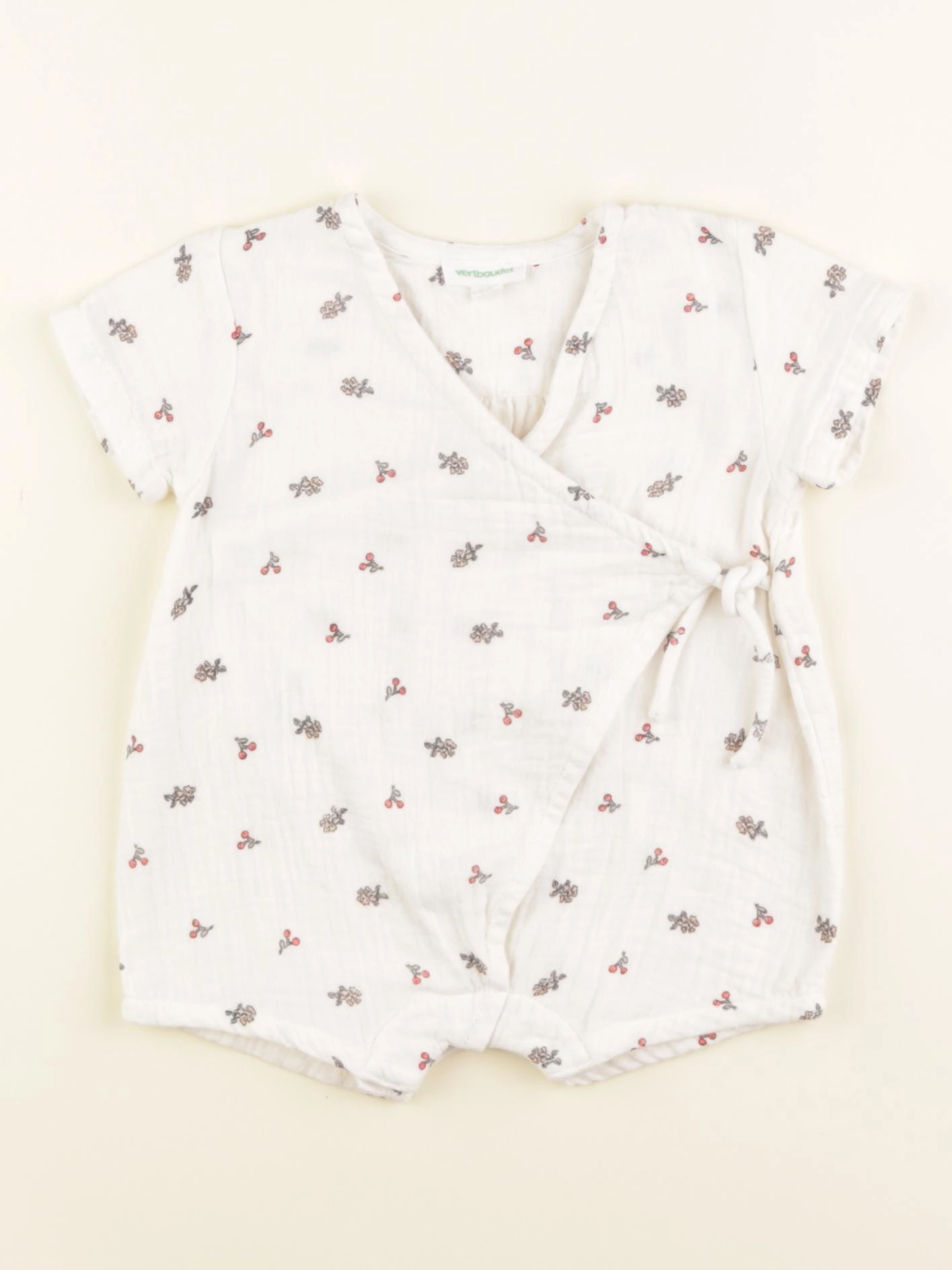 Vertbaudet - combinaison blanc - 1 mois