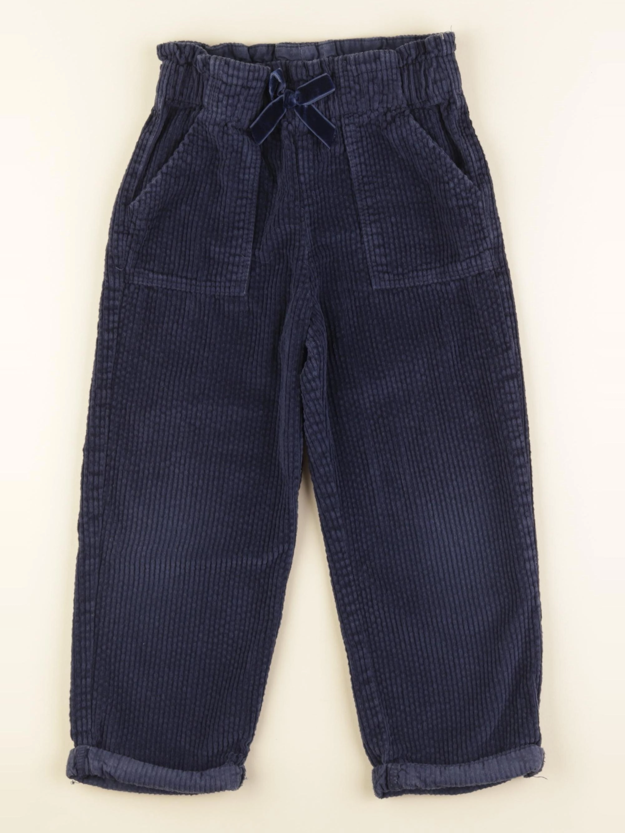 Vertbaudet - pantalon bleu - 6 ans