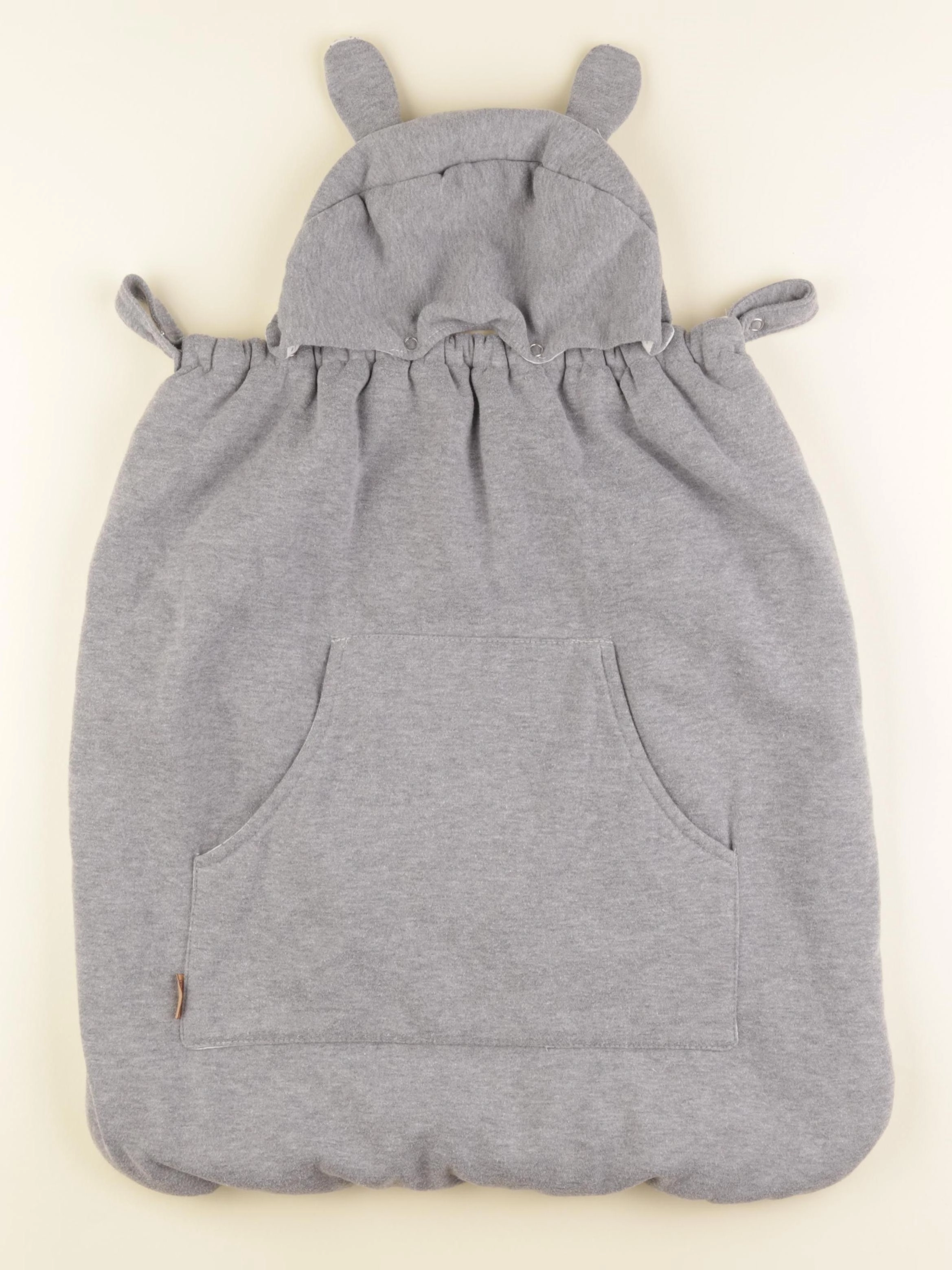 Vertbaudet - protège porte-bébé gris - 0/18 mois