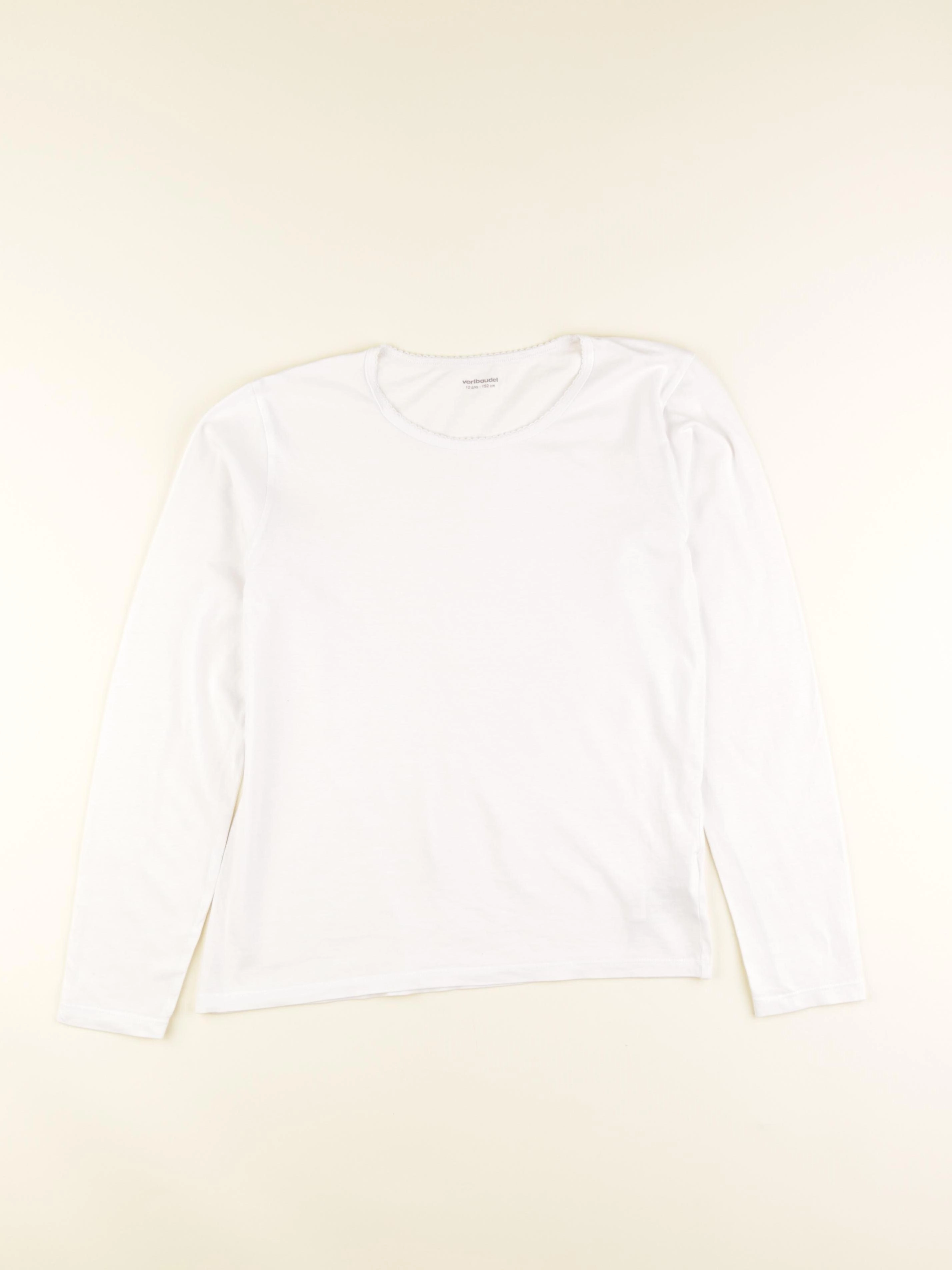 Vertbaudet - maillot de corps blanc - 12 ans