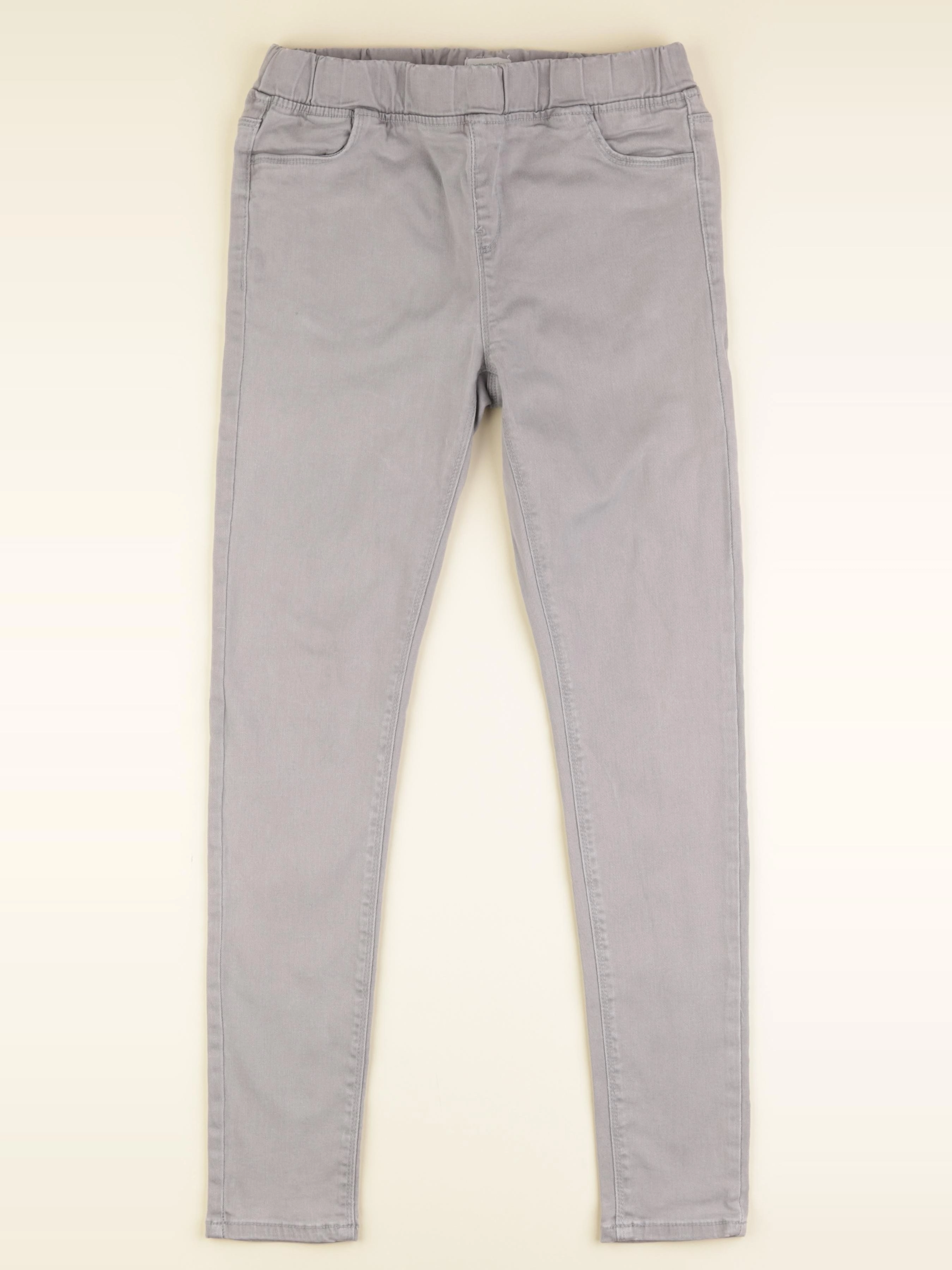 Vertbaudet - jegging gris - 12 ans