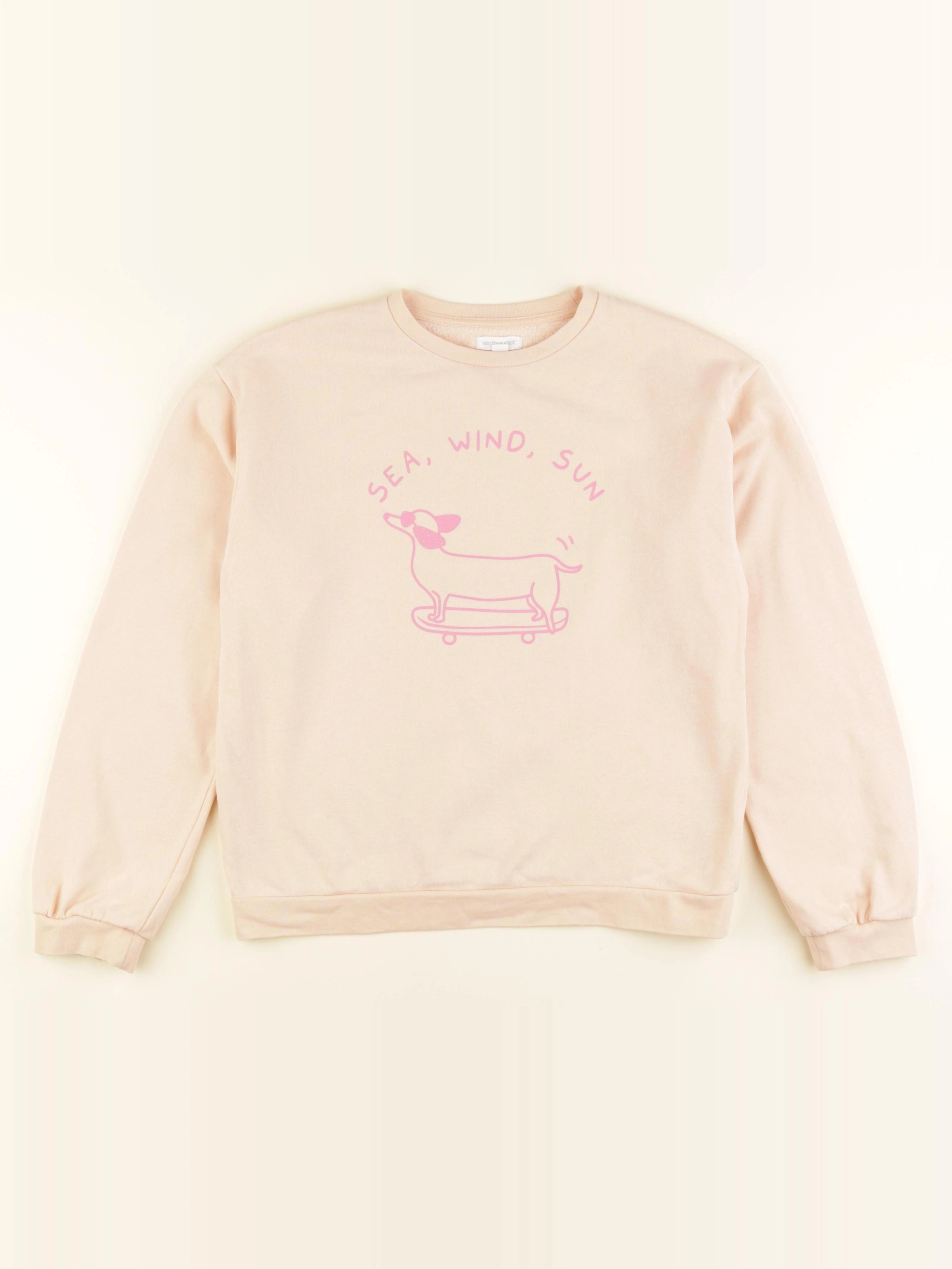 Vertbaudet - sweat rose - 12 ans