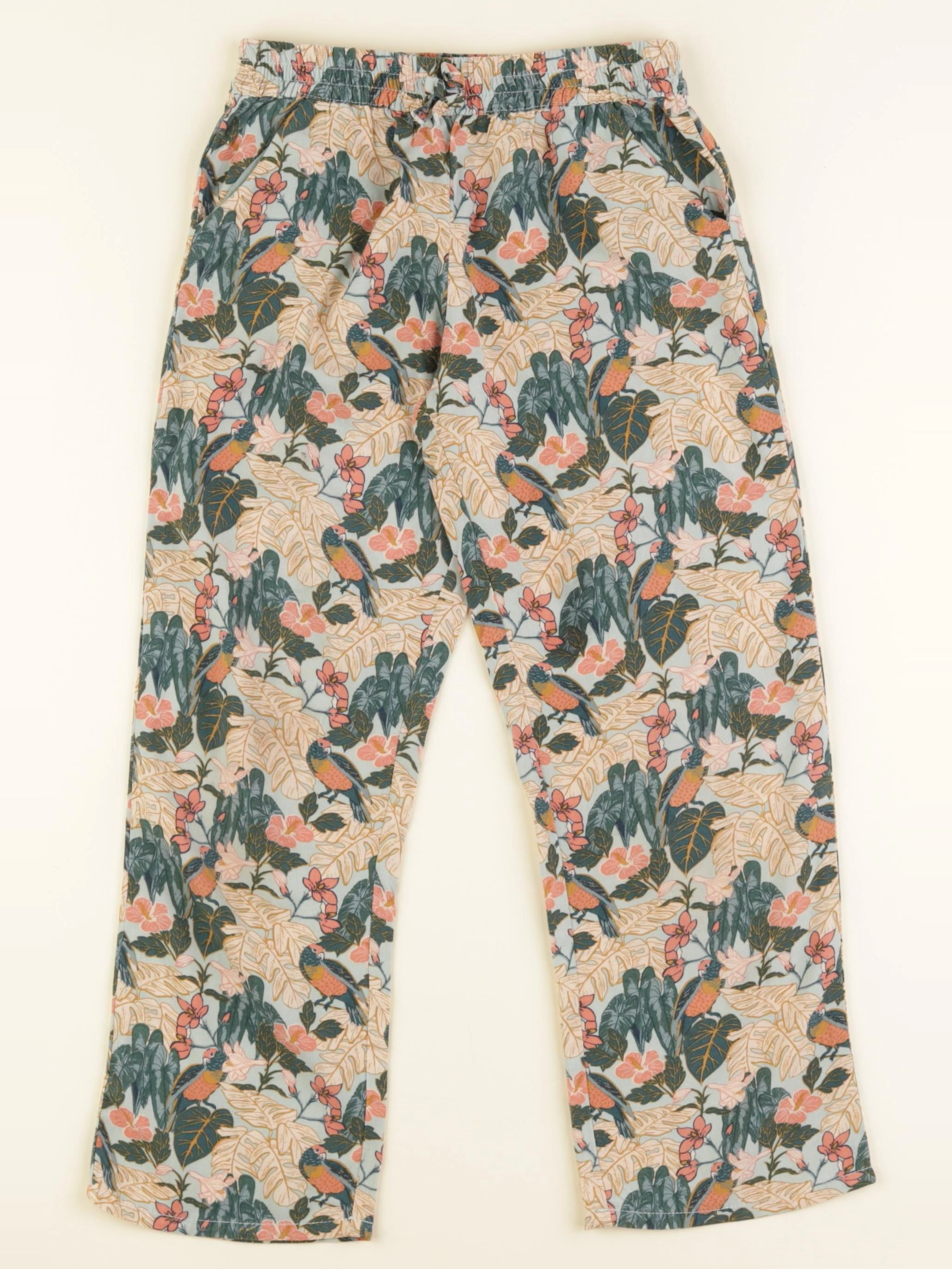 Vertbaudet - pantalon multicolore - 7 ans