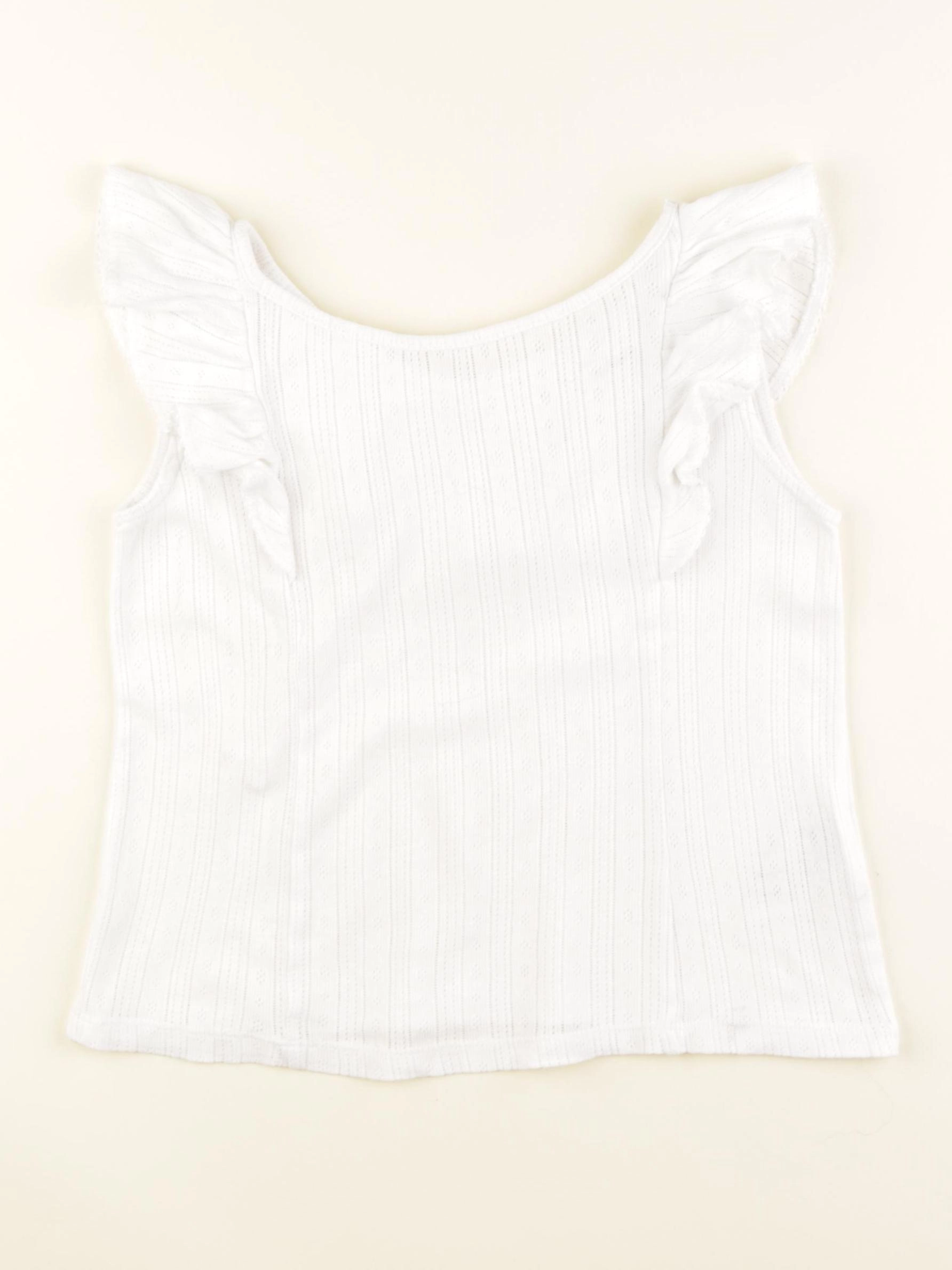 Vertbaudet - tee-shirt blanc - 6 ans