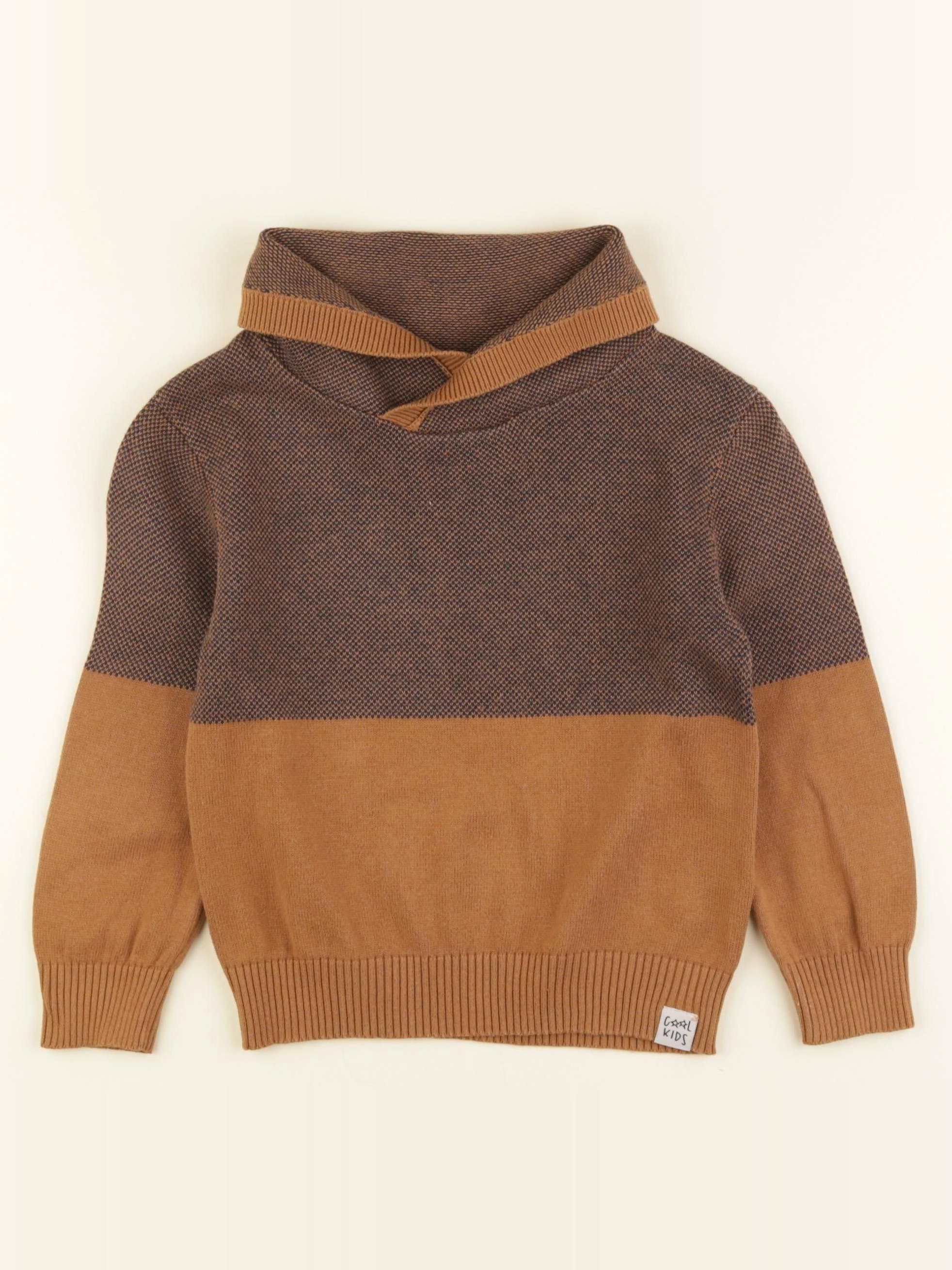 Vertbaudet - pull marron - 4 ans