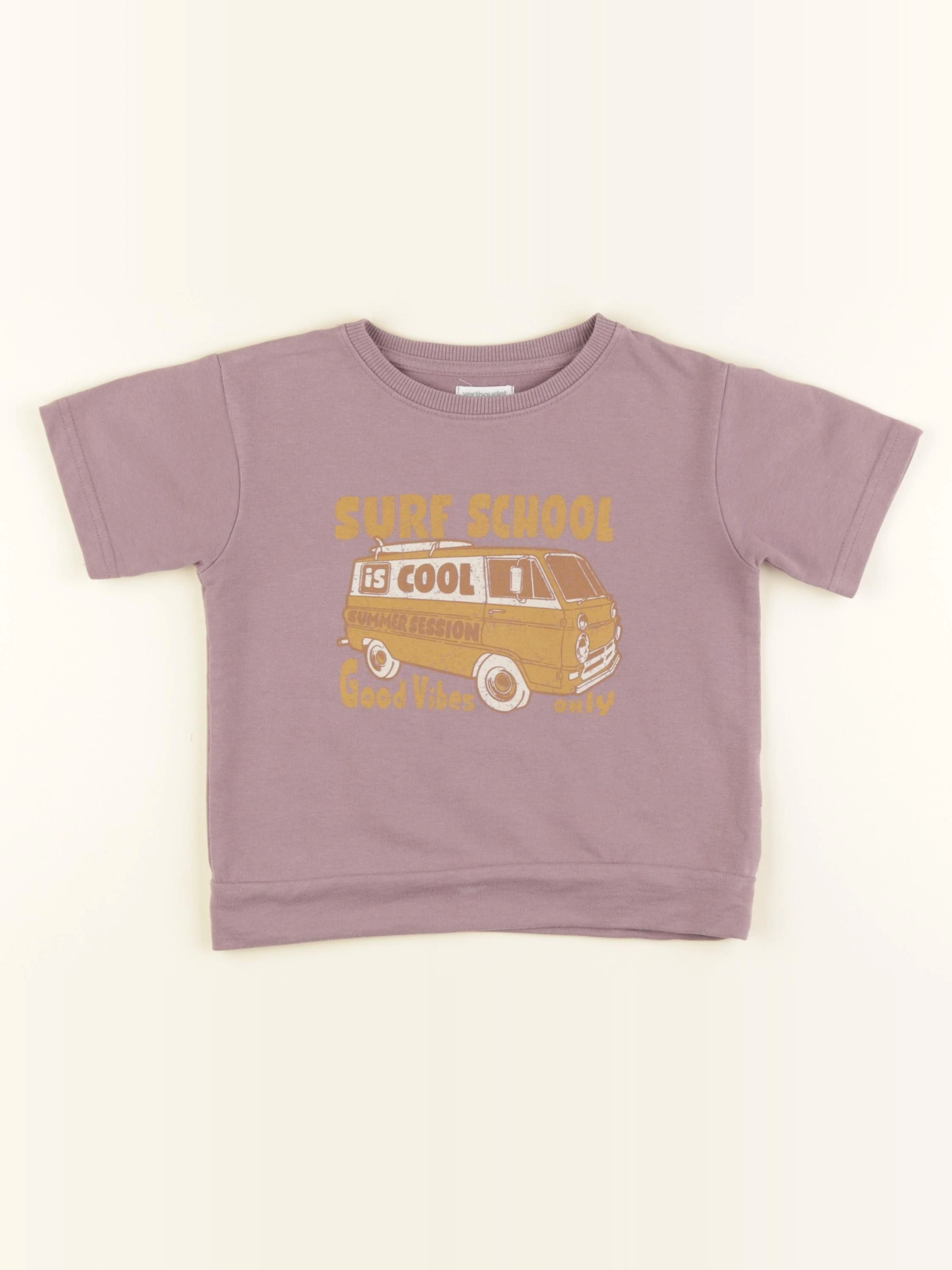 Vertbaudet - tee-shirt violet - 4 ans
