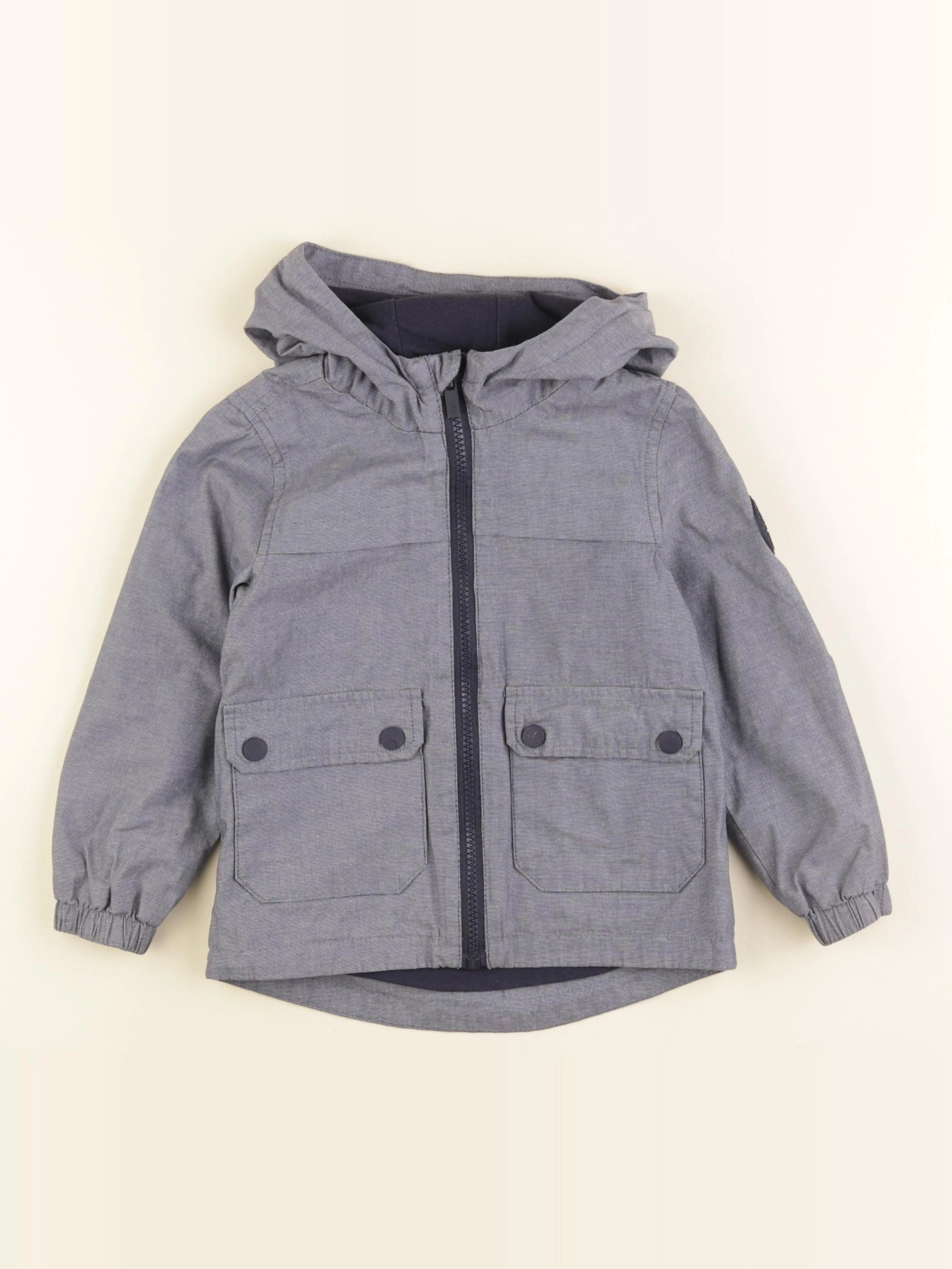 Vertbaudet - imperméable bleu - 3 ans