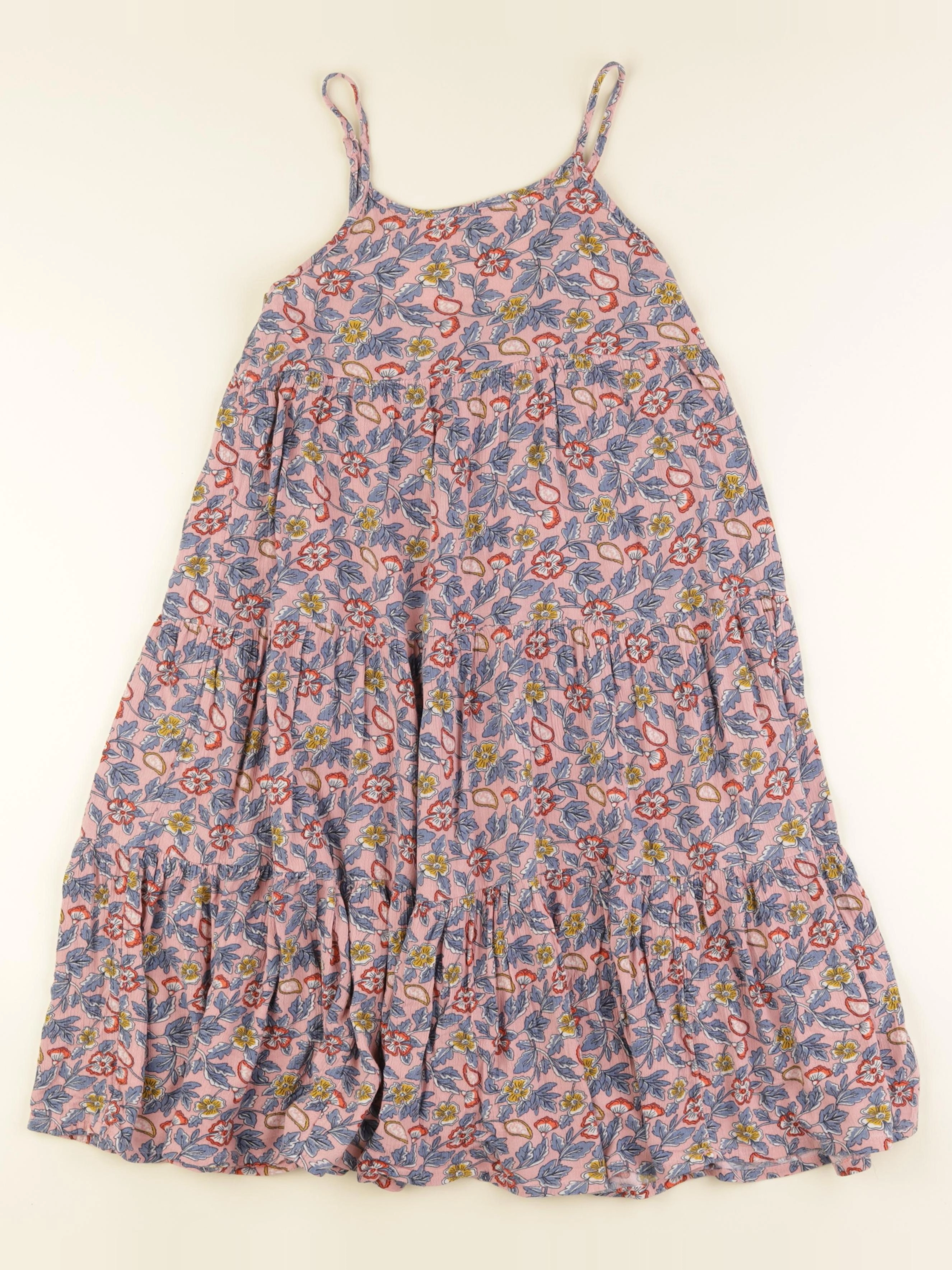 Monoprix - robe rose, violet - 8 ans