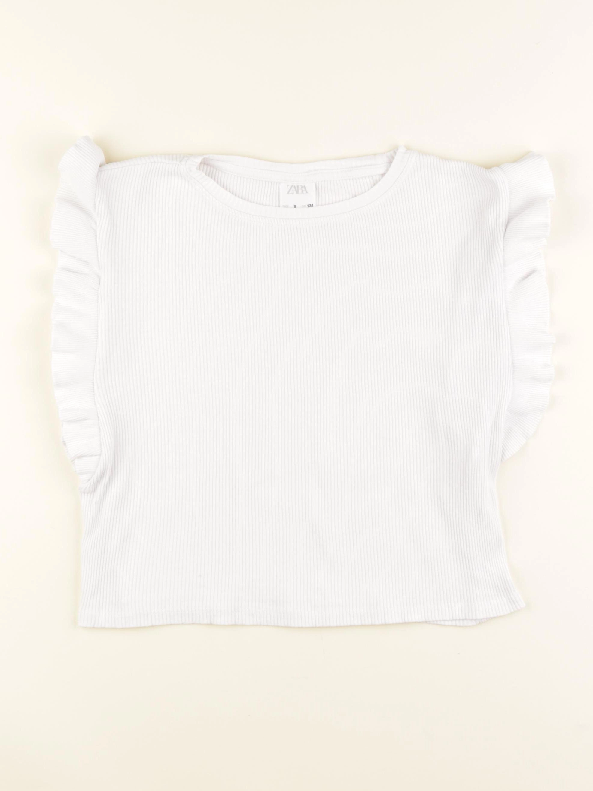 Zara - tee-shirt blanc - 9 ans