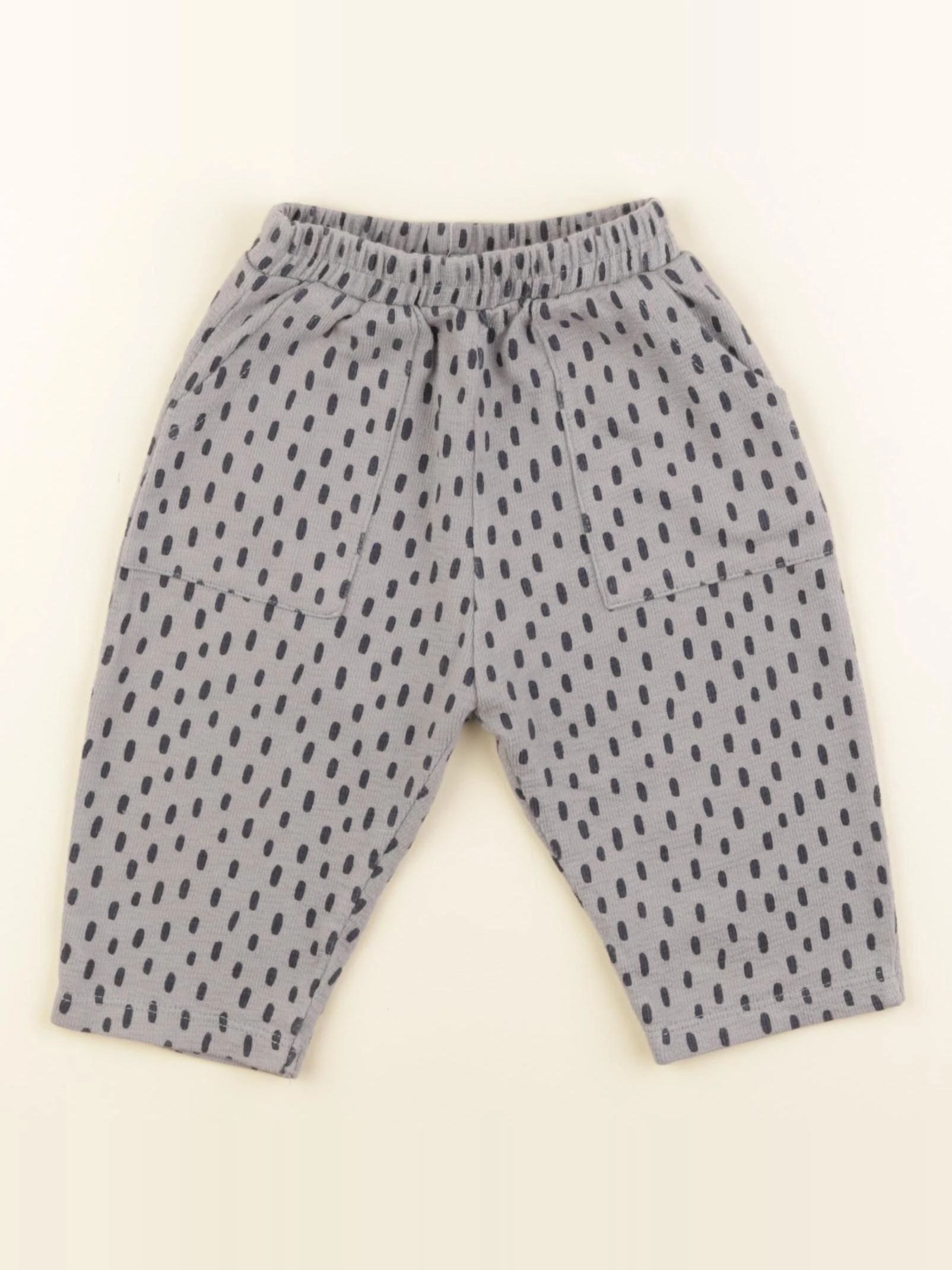 Zara - jogging gris - 6/9 mois