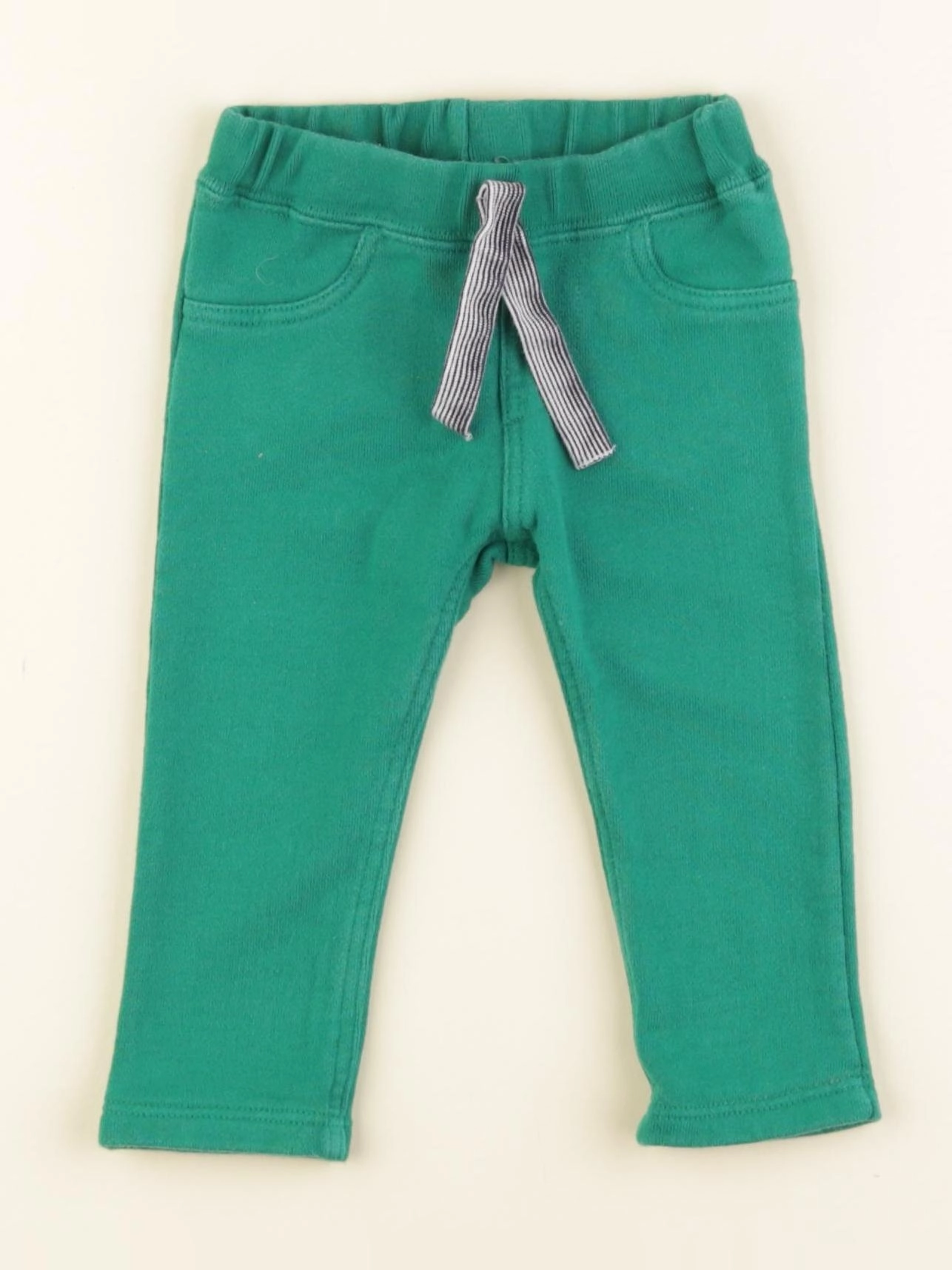 Petit Bateau - jogging vert - 6 mois