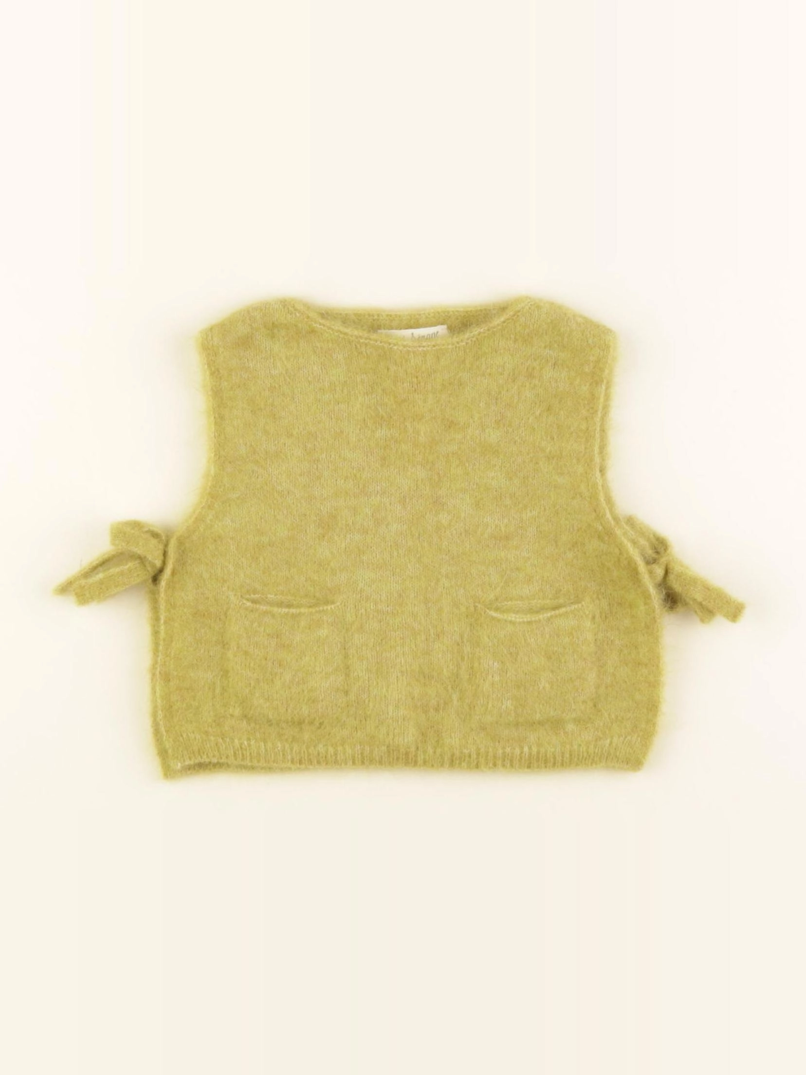 Petit Sézane  - pull vert - 6 mois