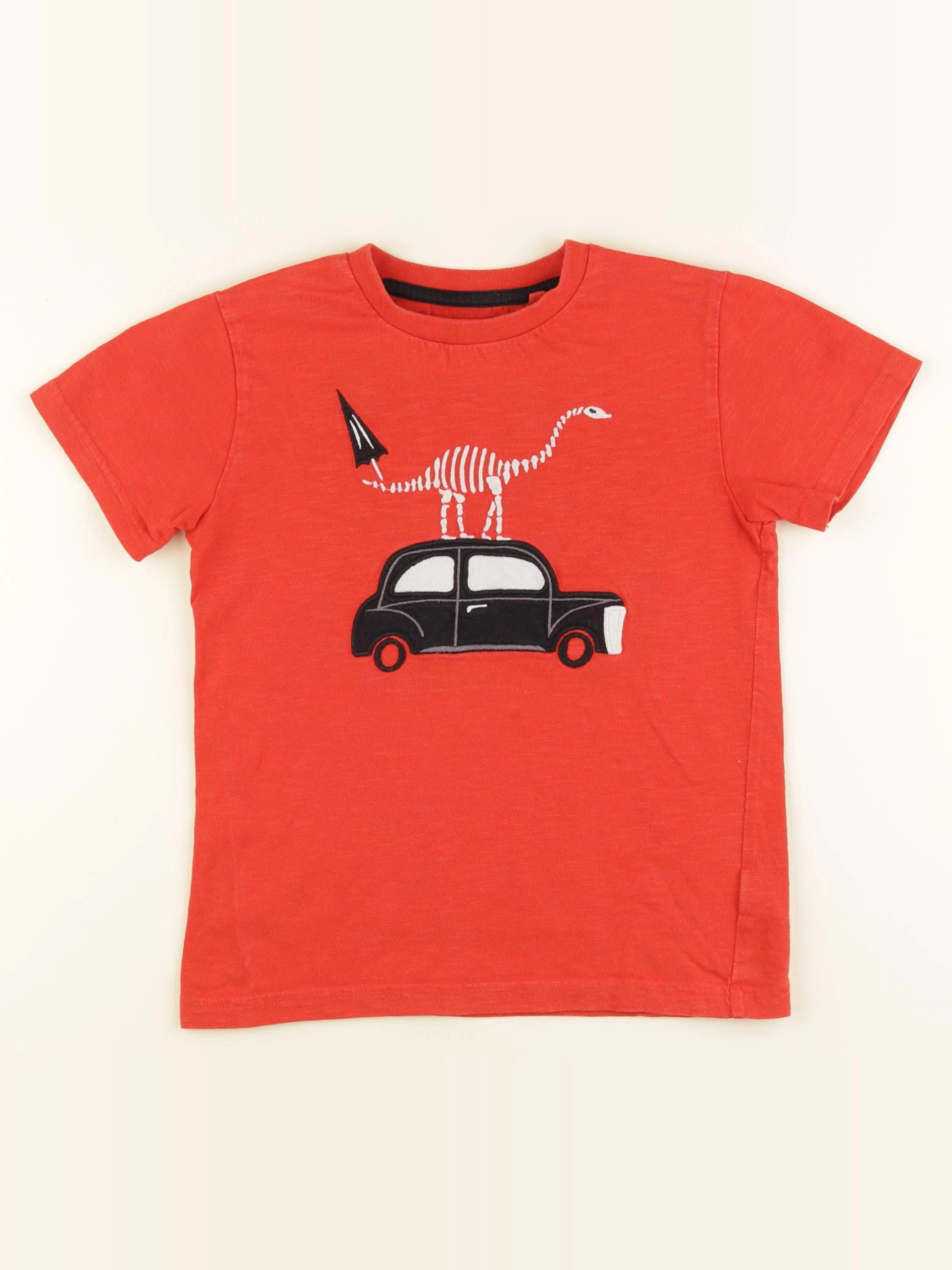 Next - tee-shirt rouge - 6/7 ans