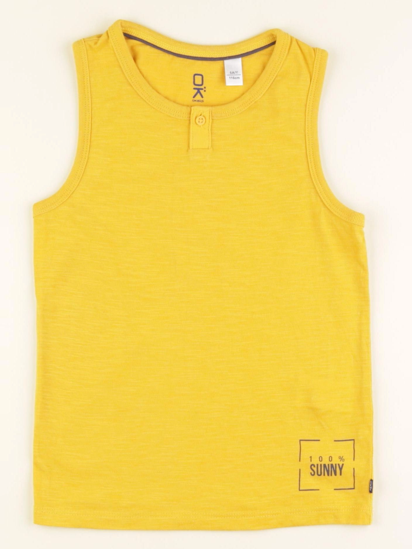 Okaidi - débardeur jaune - 6 ans