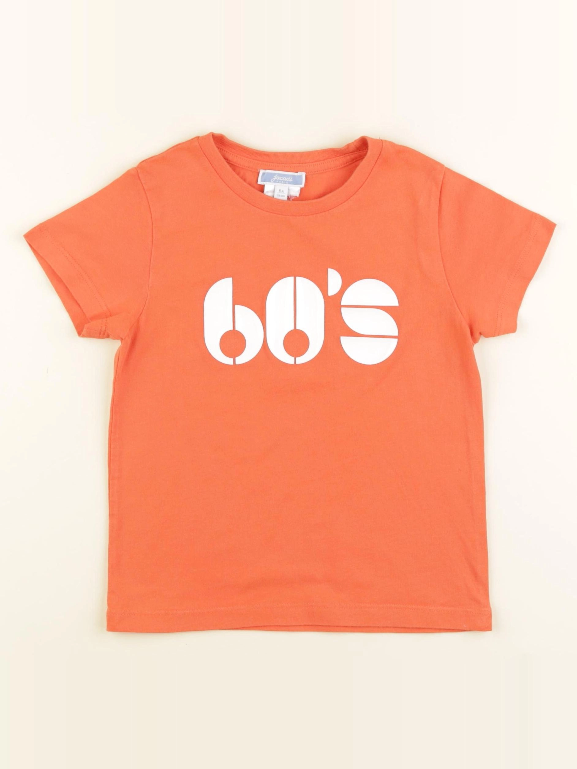 Jacadi - tee-shirt orange - 6 ans