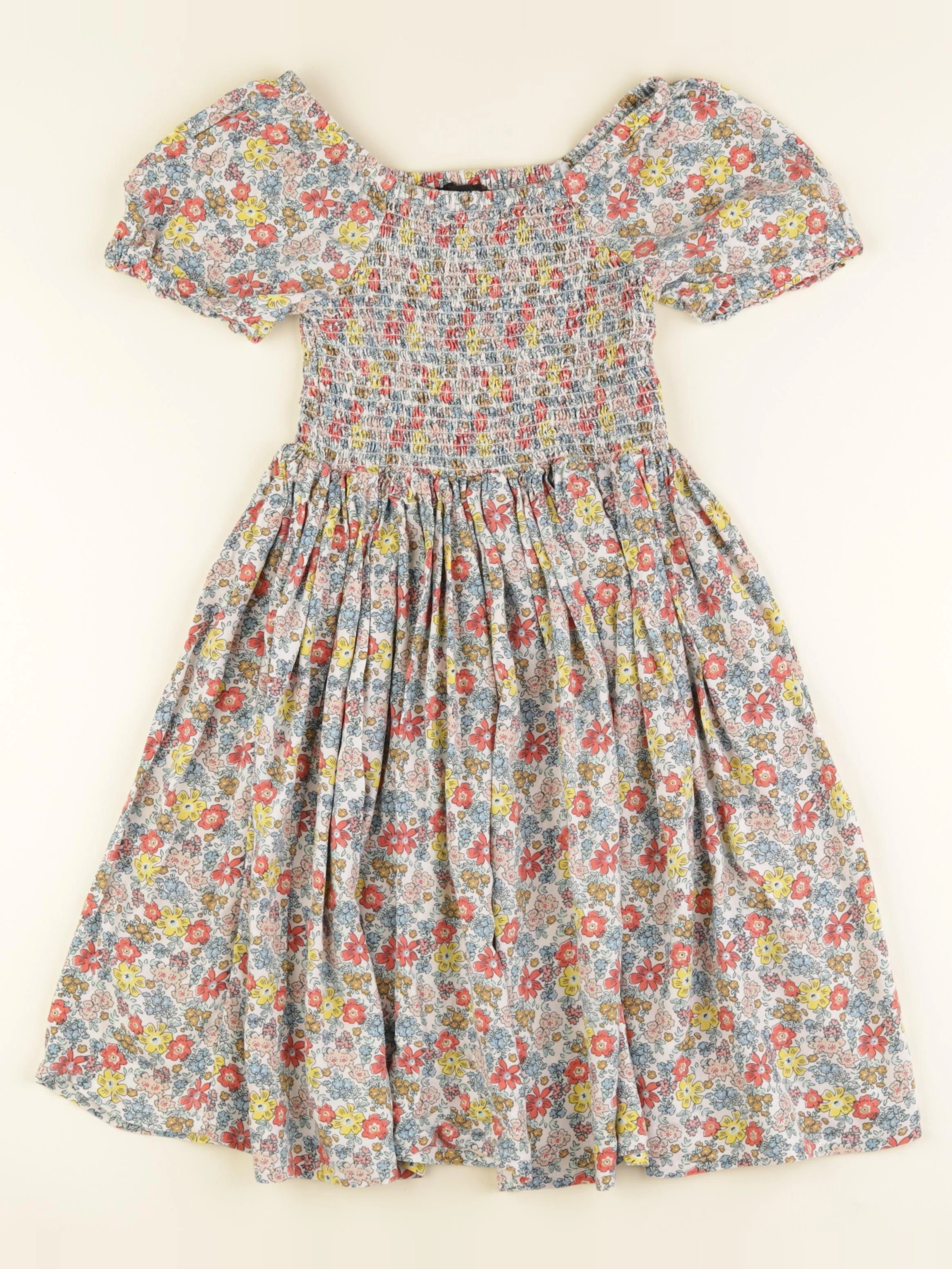 Monoprix - robe multicolore - 6 ans