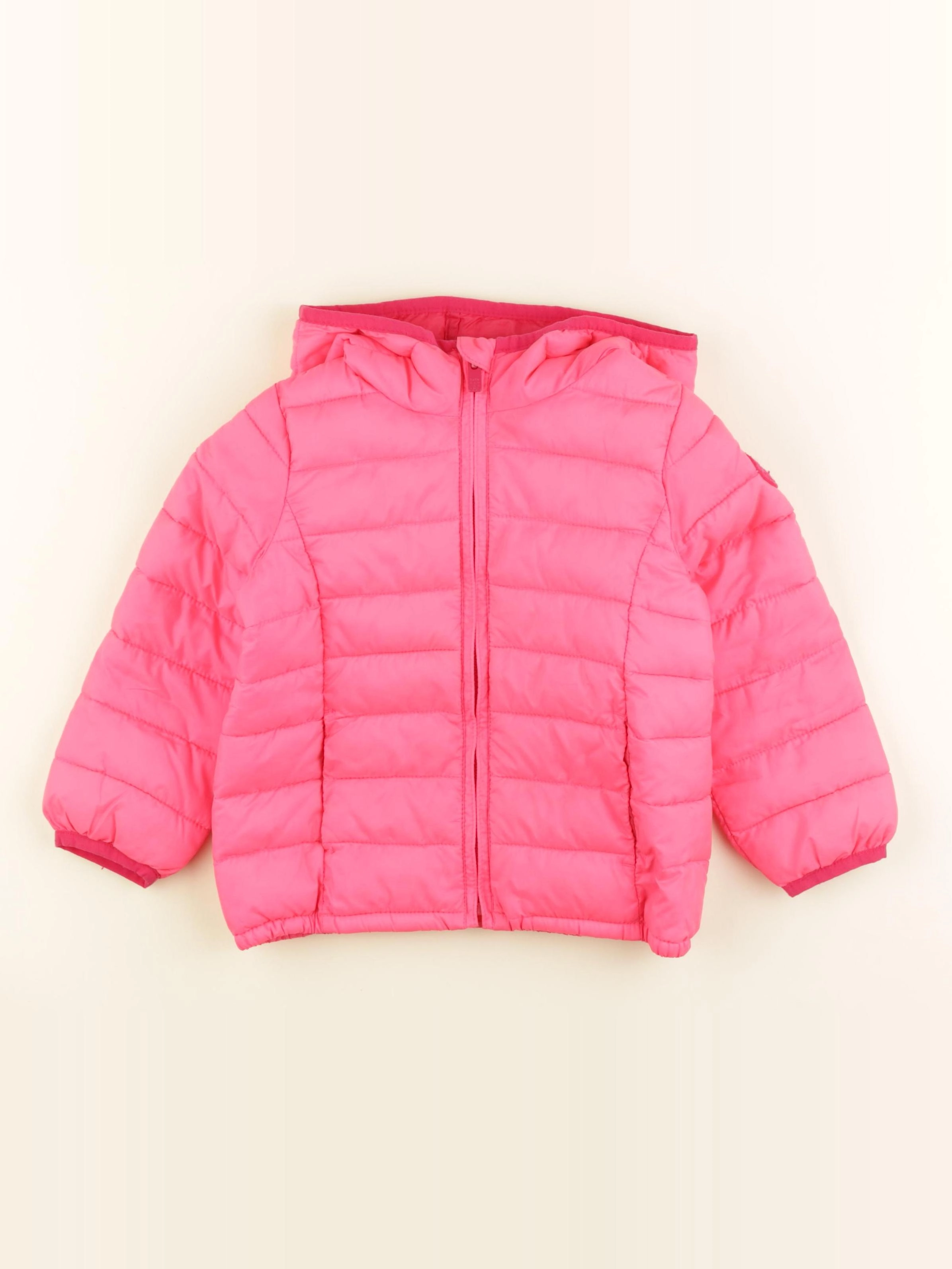 GAP - doudoune rose fluo - 3 ans