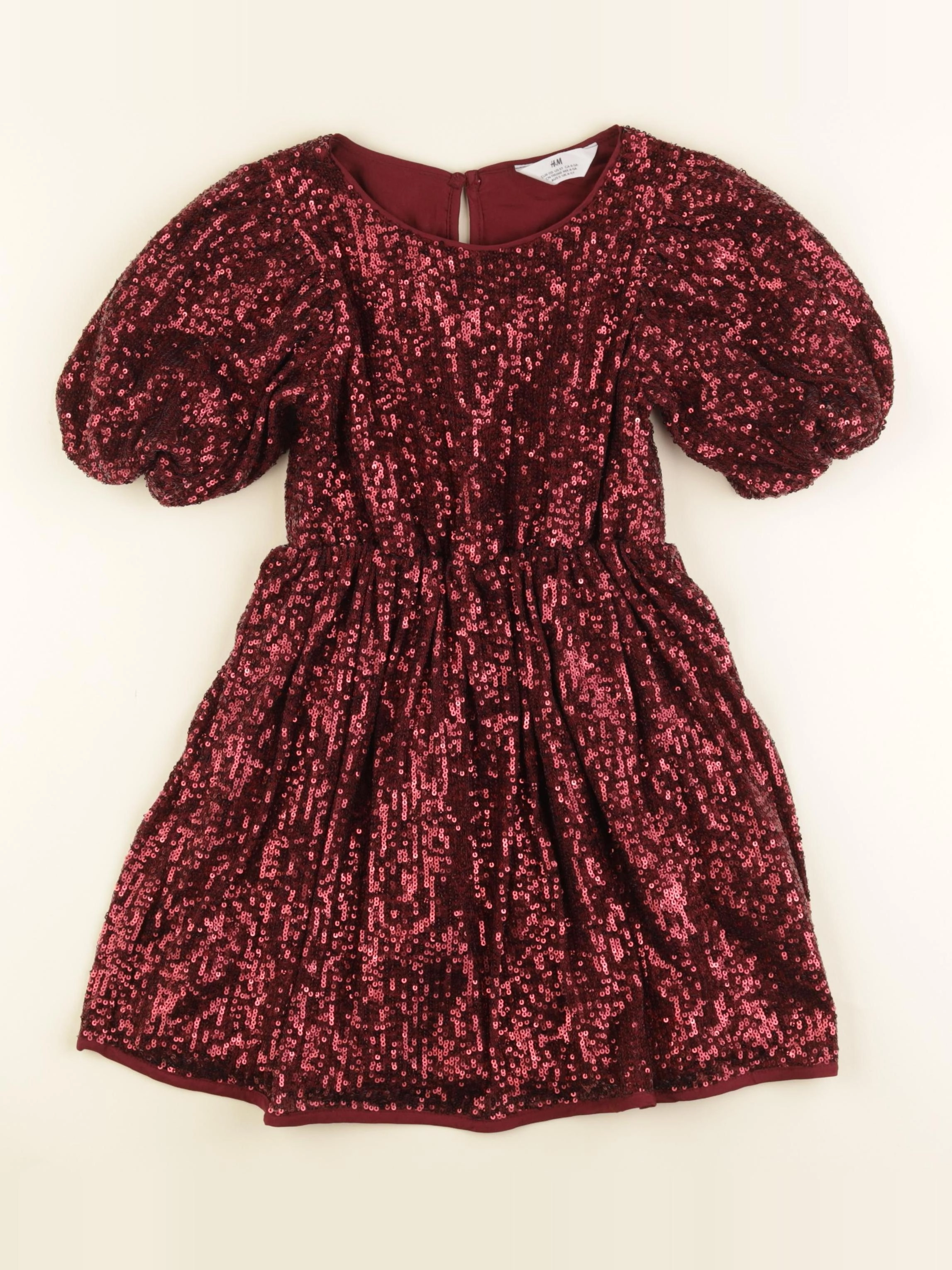 H&M - robe rouge - 4/5 ans