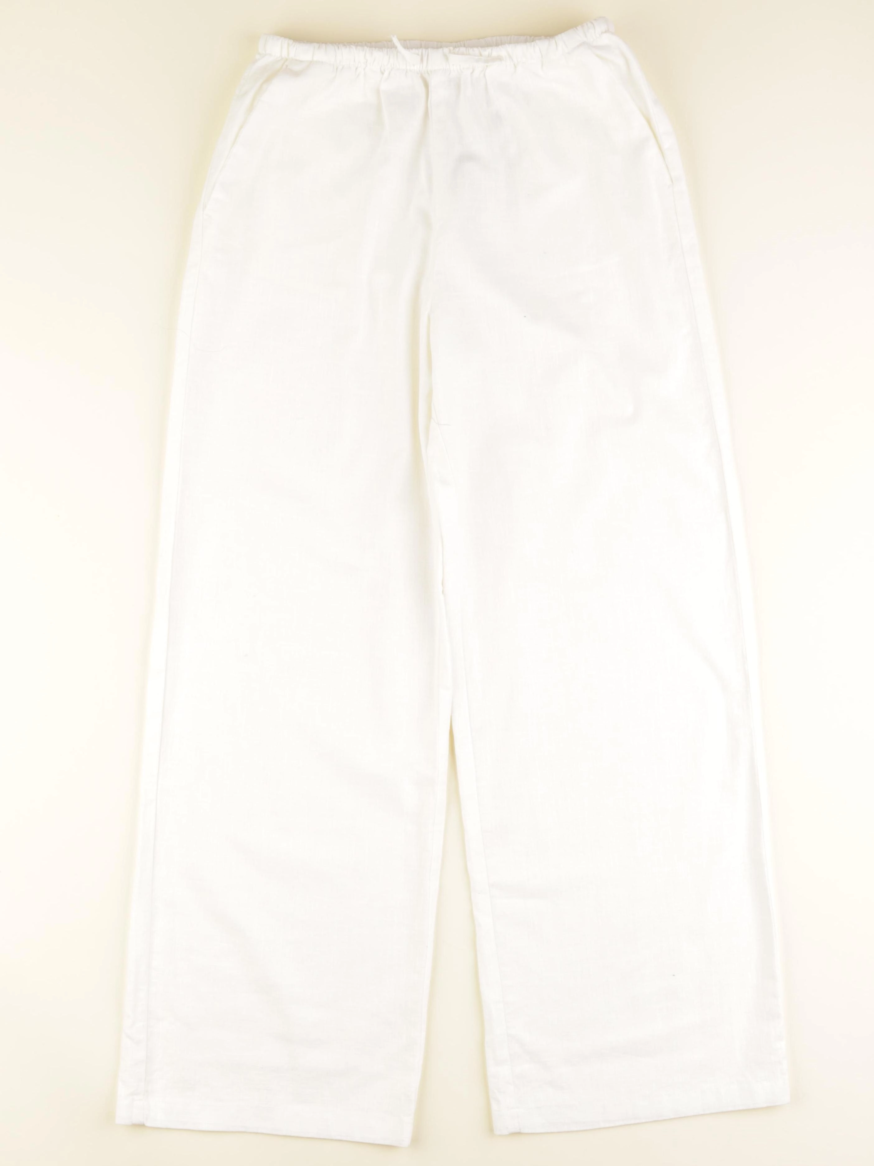 H&M - pantalon blanc - 11/12 ans