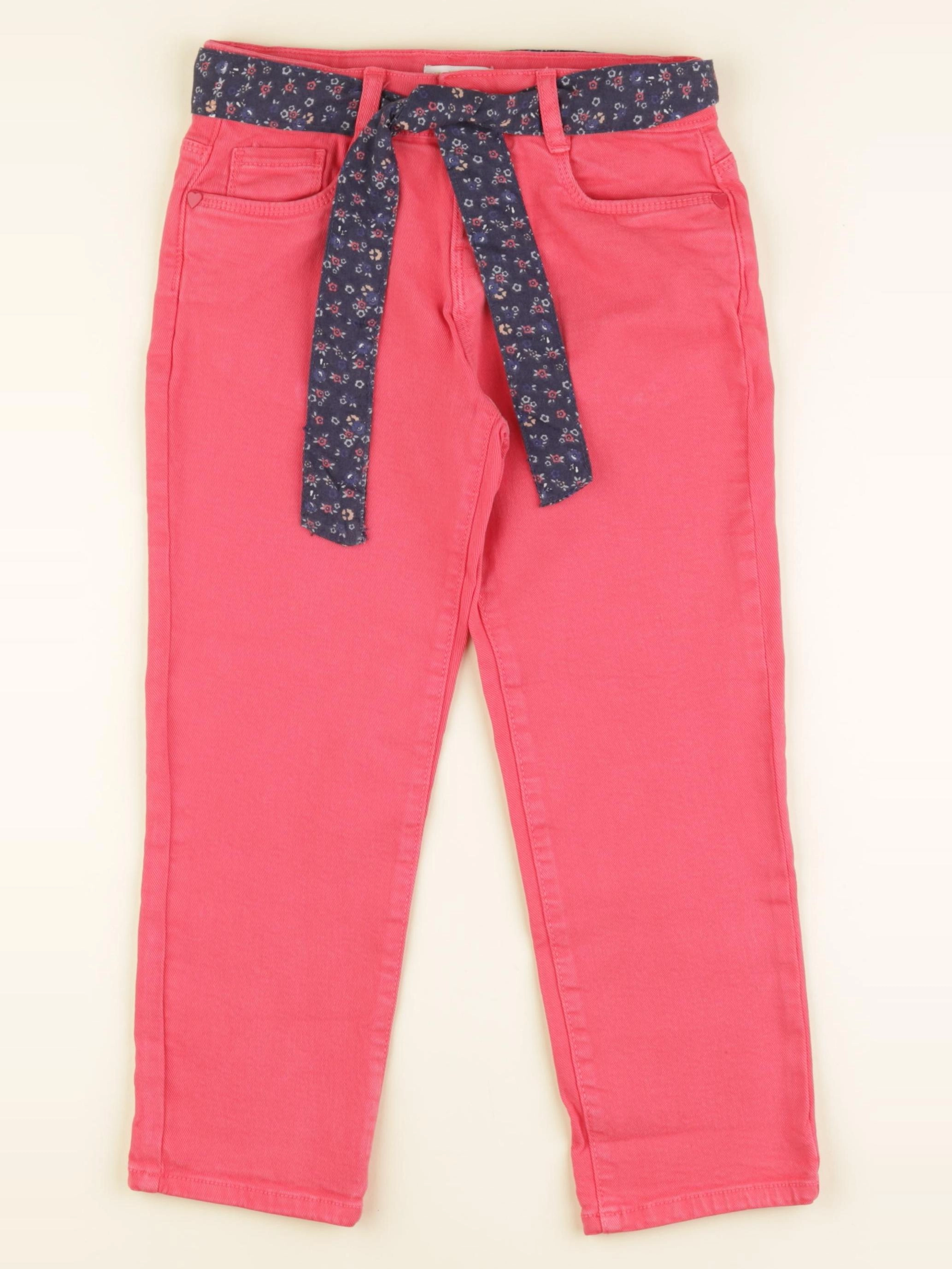 Vertbaudet - pantacourt rose - 9 ans