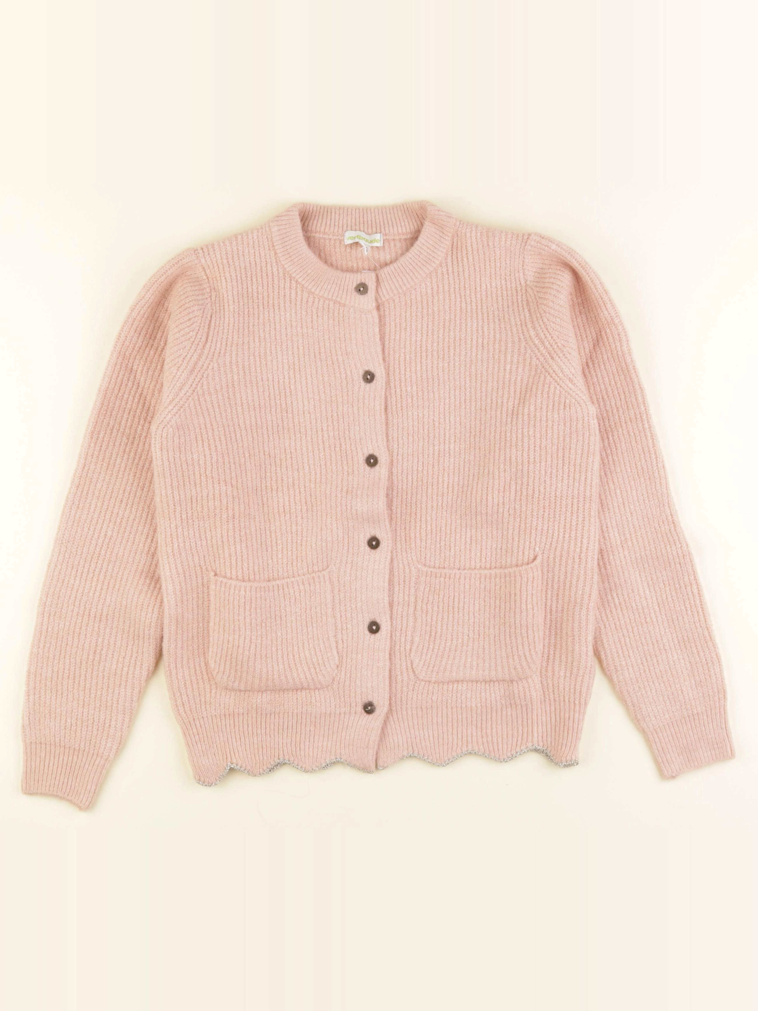 Vertbaudet - gilet rose - 10 ans