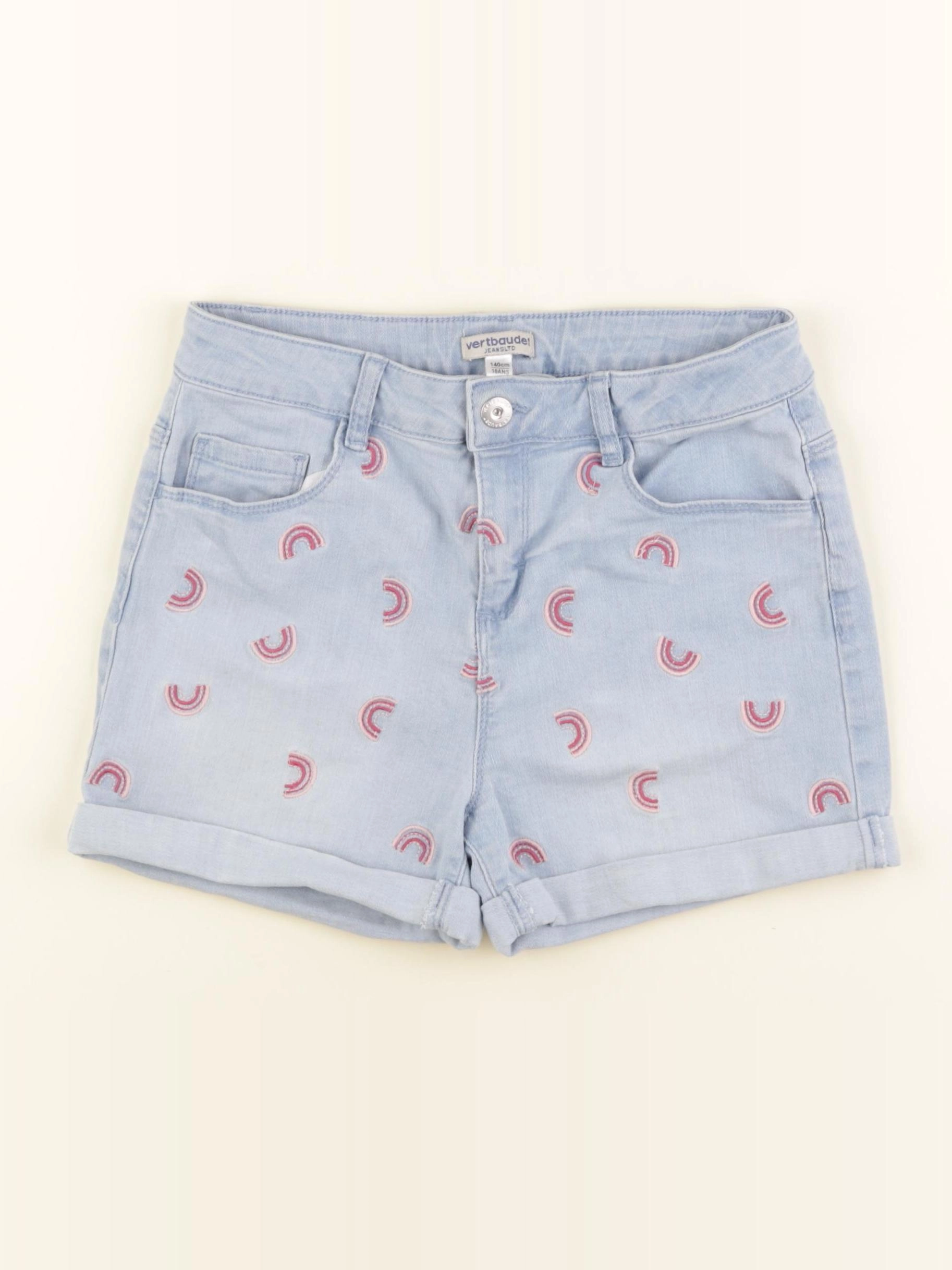 Vertbaudet - short bleu - 10 ans