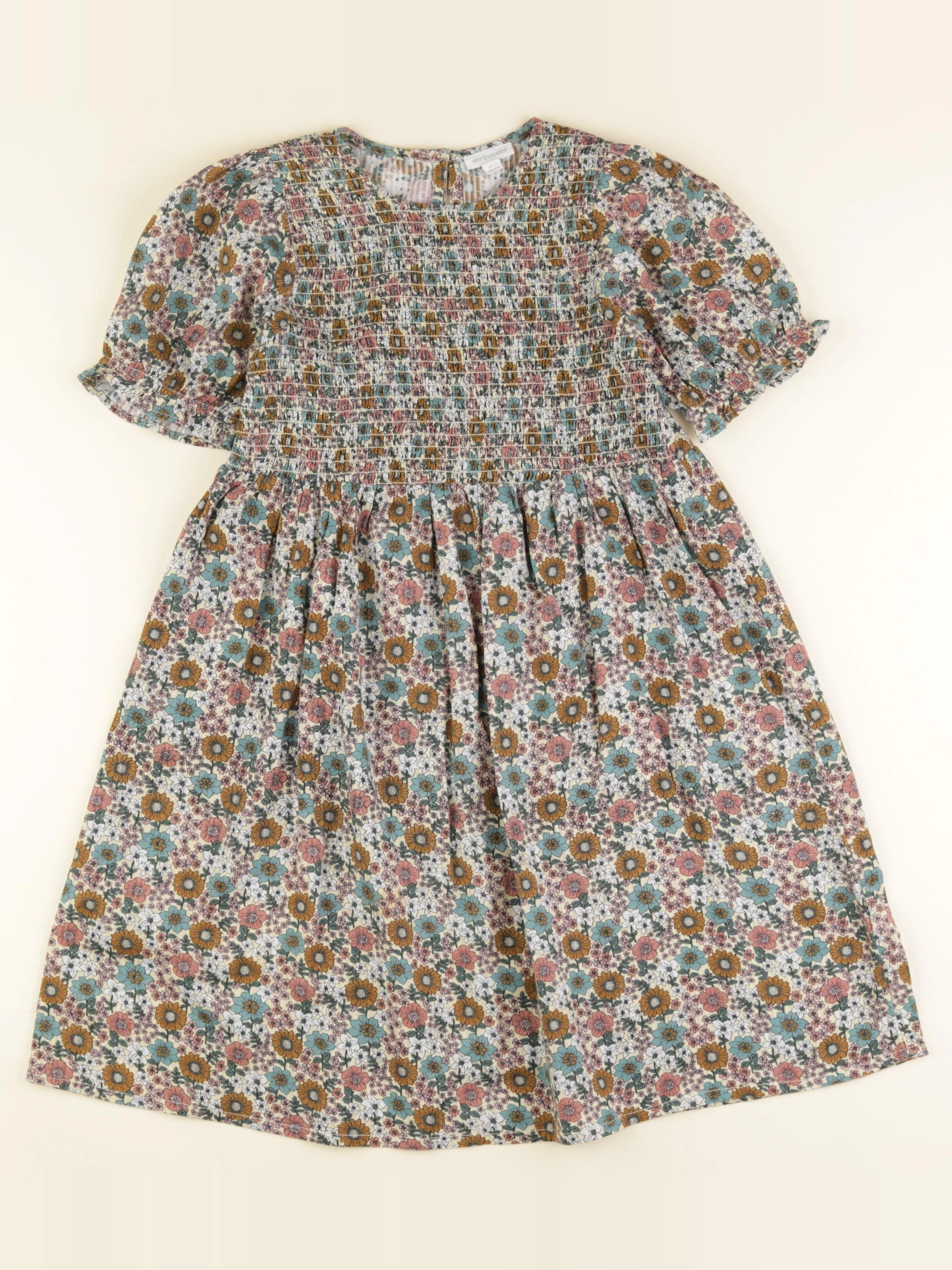 Vertbaudet - robe multicolore - 10 ans