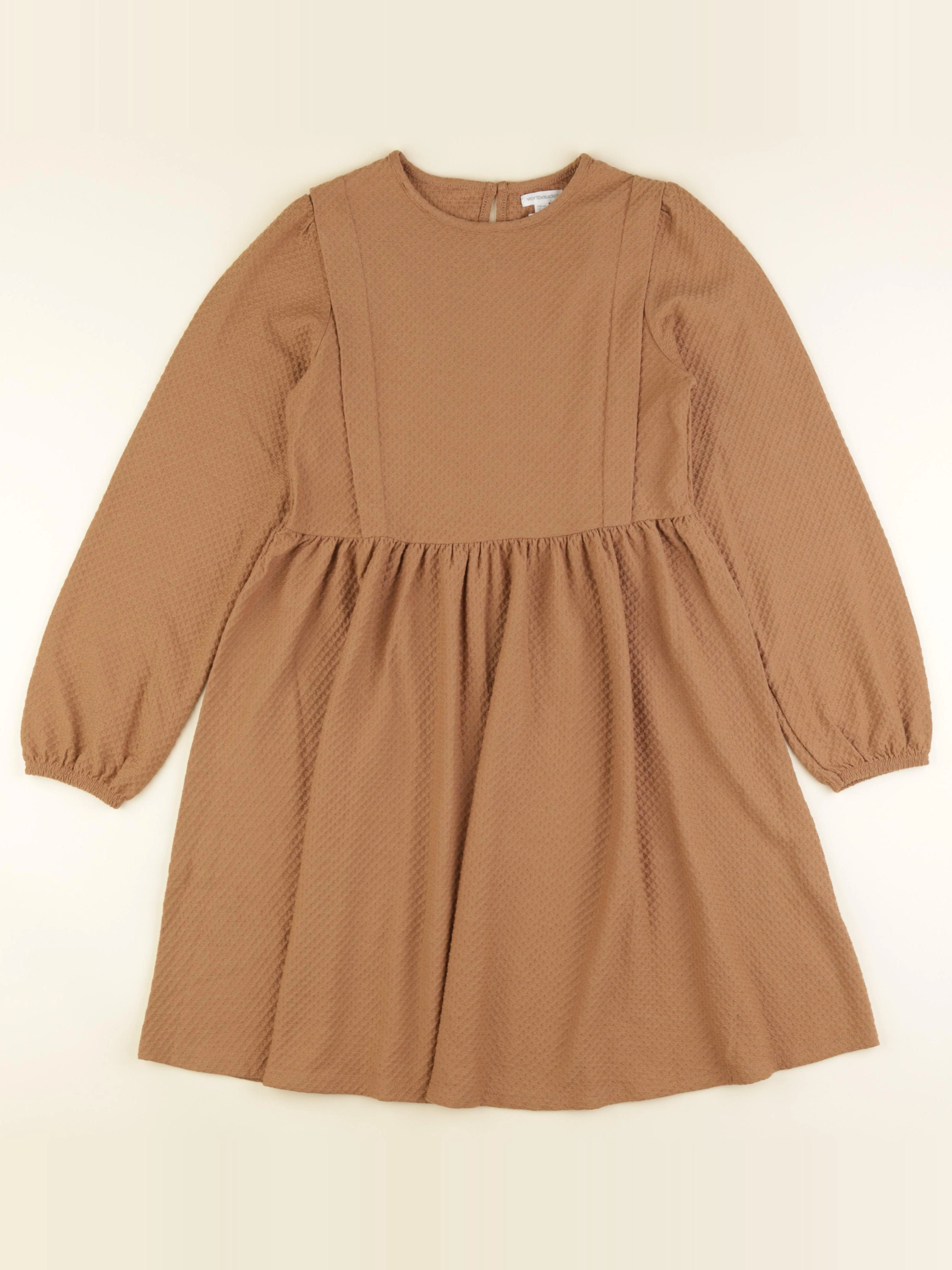 Vertbaudet - robe marron - 12 ans
