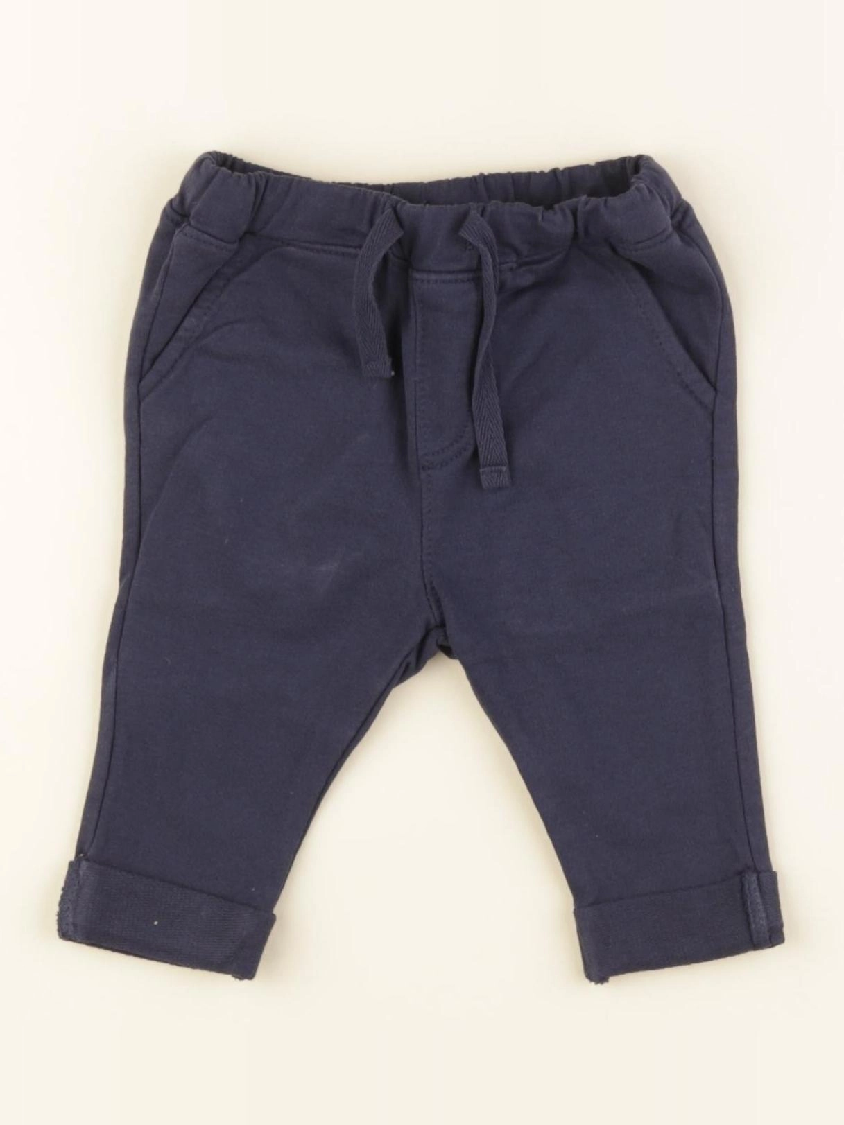 Natalys - pantalon bleu - 3 mois