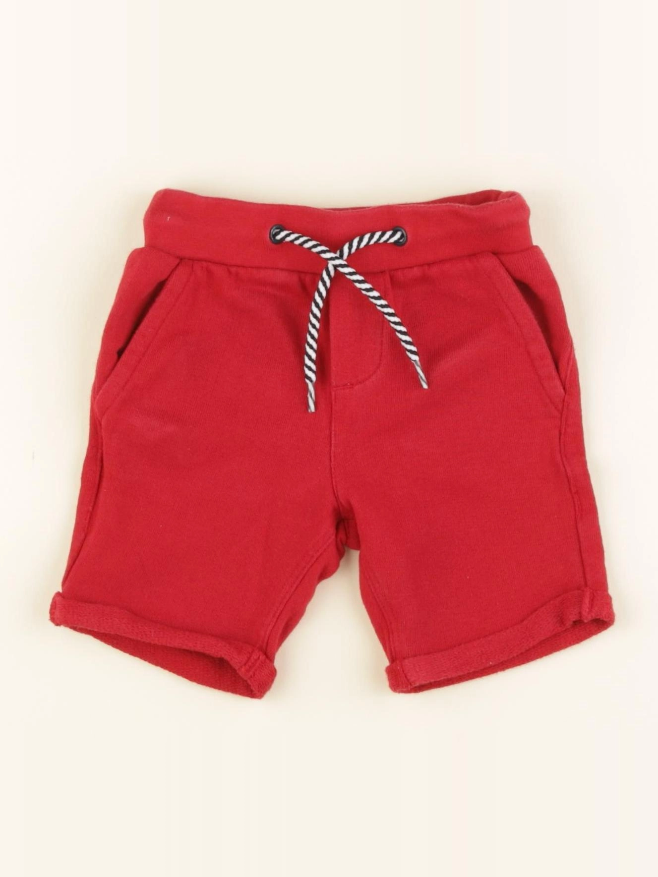 IKKS - short rouge - 12 mois