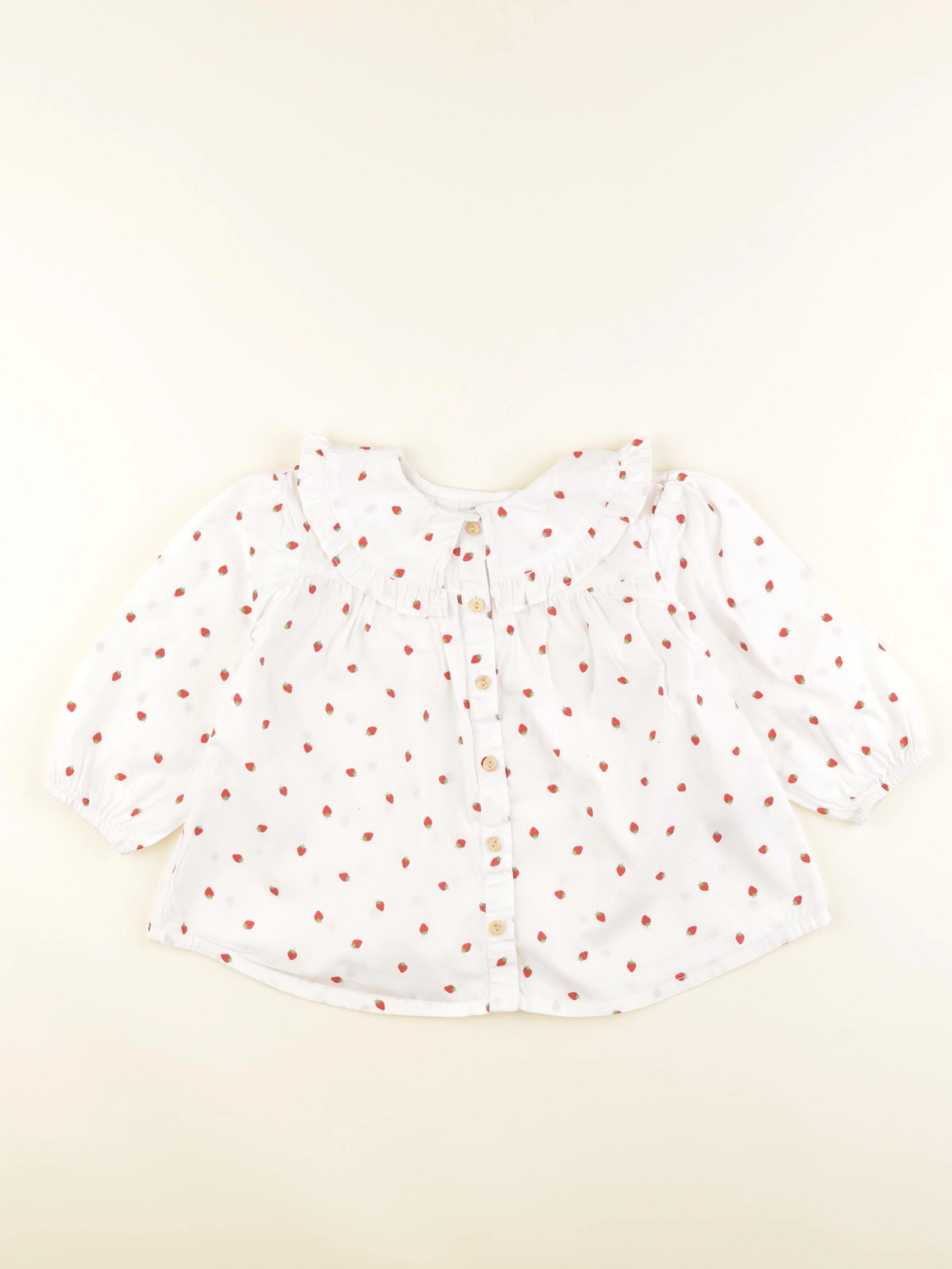 H&M - blouse blanc - 18/24 mois
