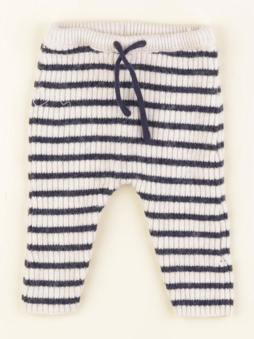 Boutchou - legging beige, bleu - 1 mois