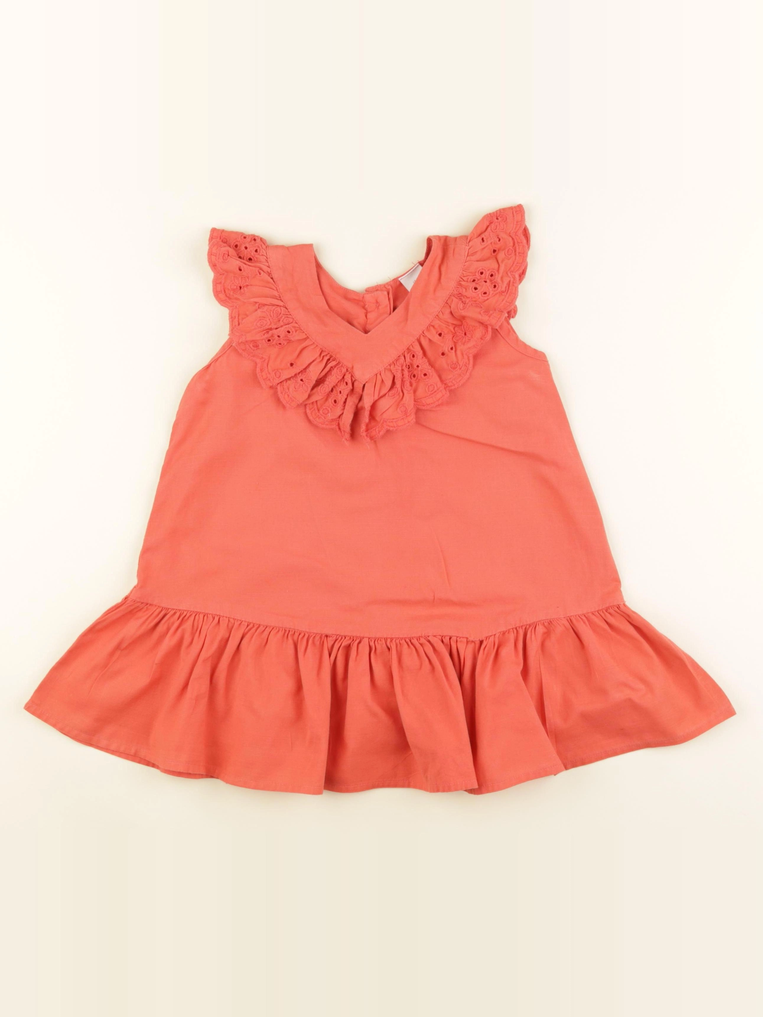 H&M - robe rose - 18/24 mois