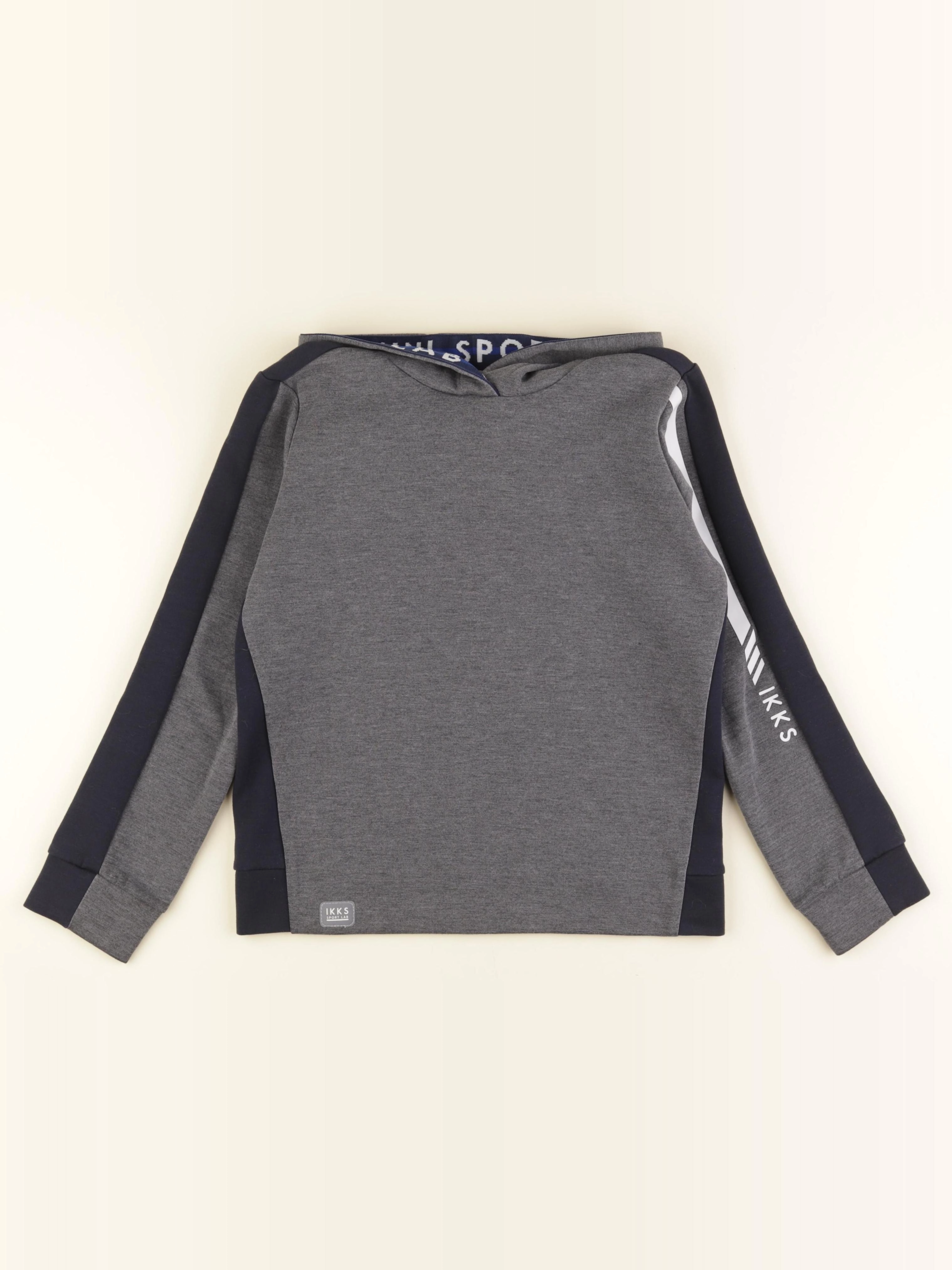 IKKS - sweat gris - 10 ans