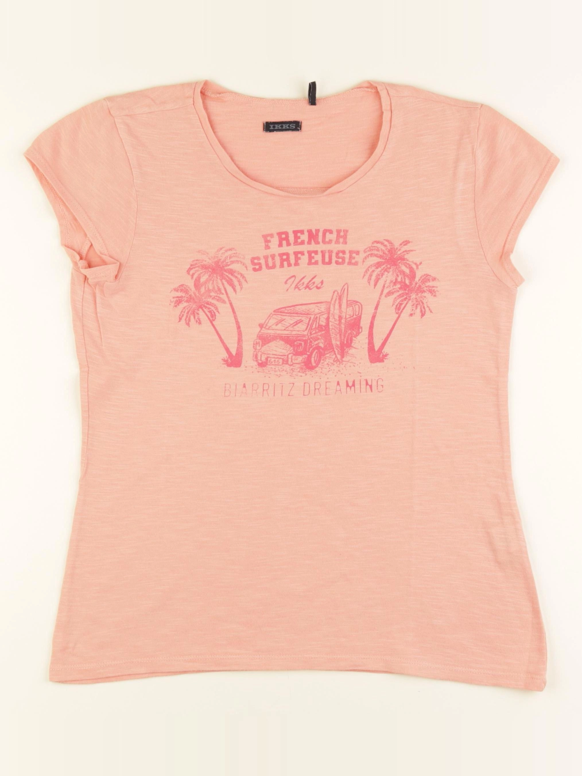 IKKS - tee-shirt rose - 12 ans