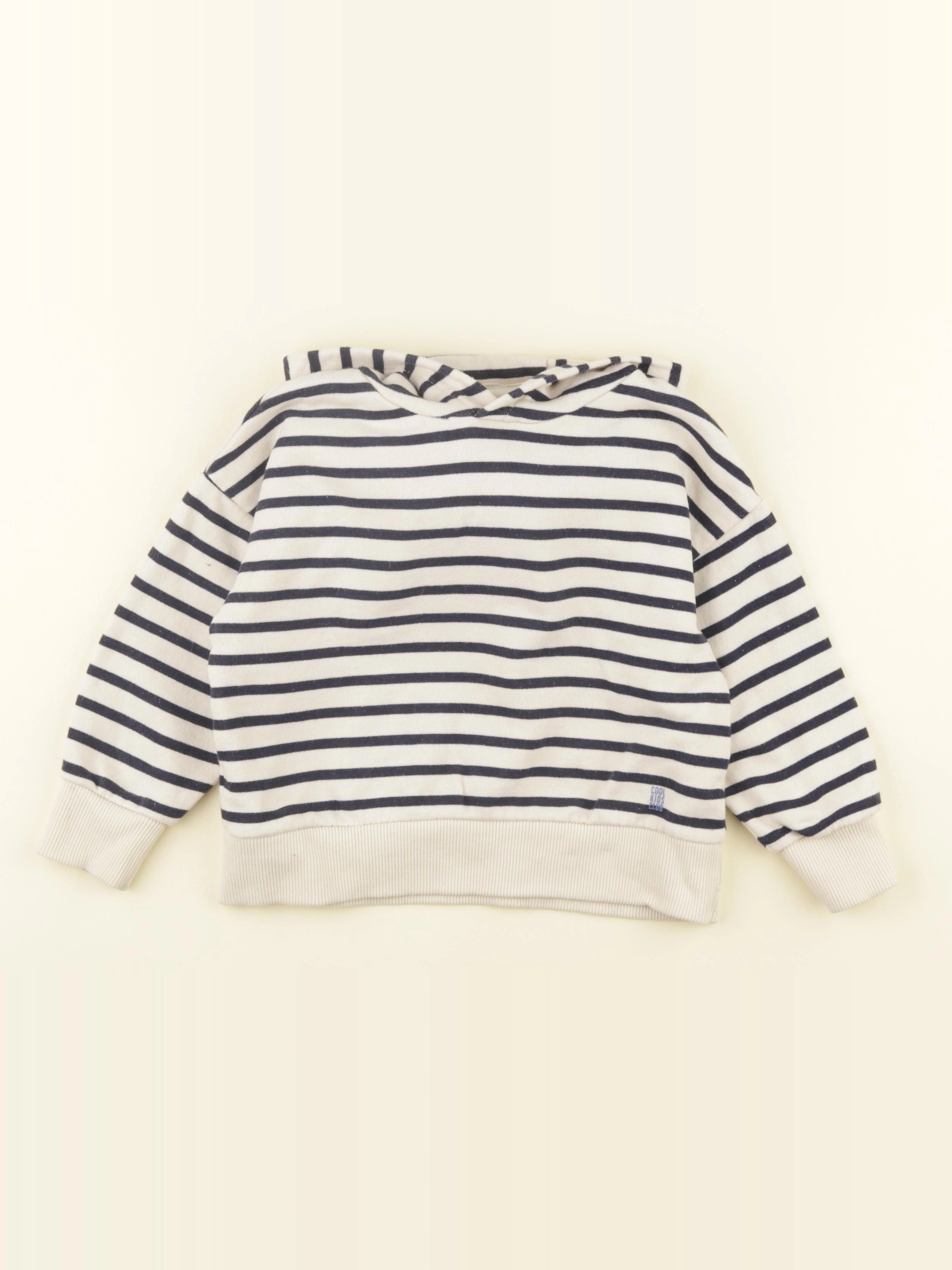 Vertbaudet - sweat beige - 4 ans