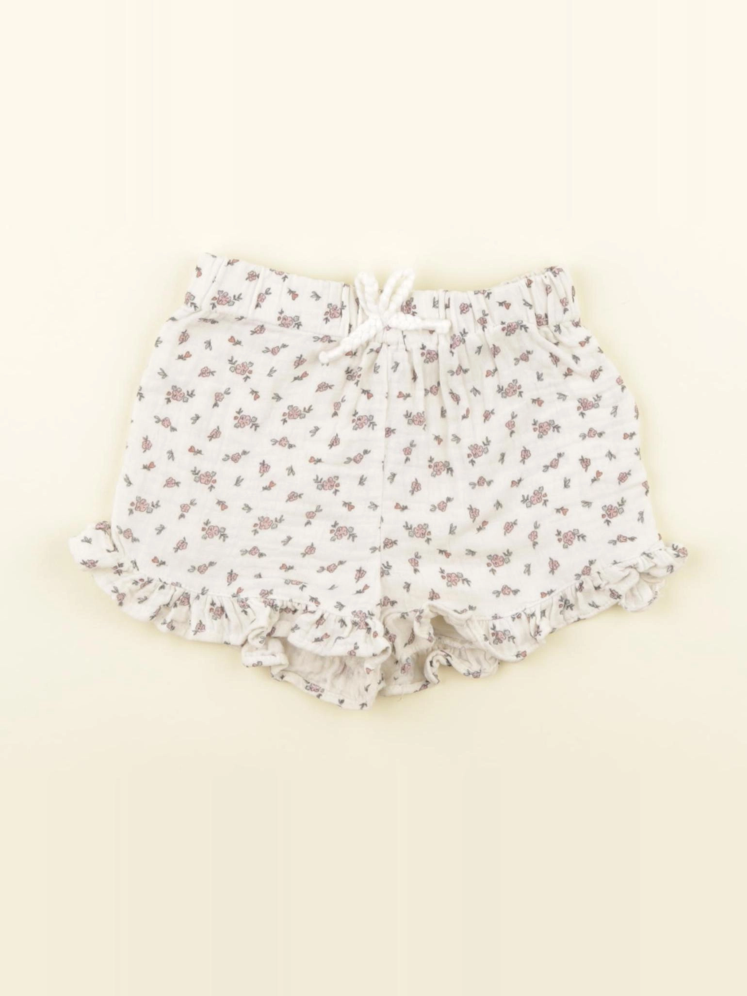 Vertbaudet - short blanc - 12 mois