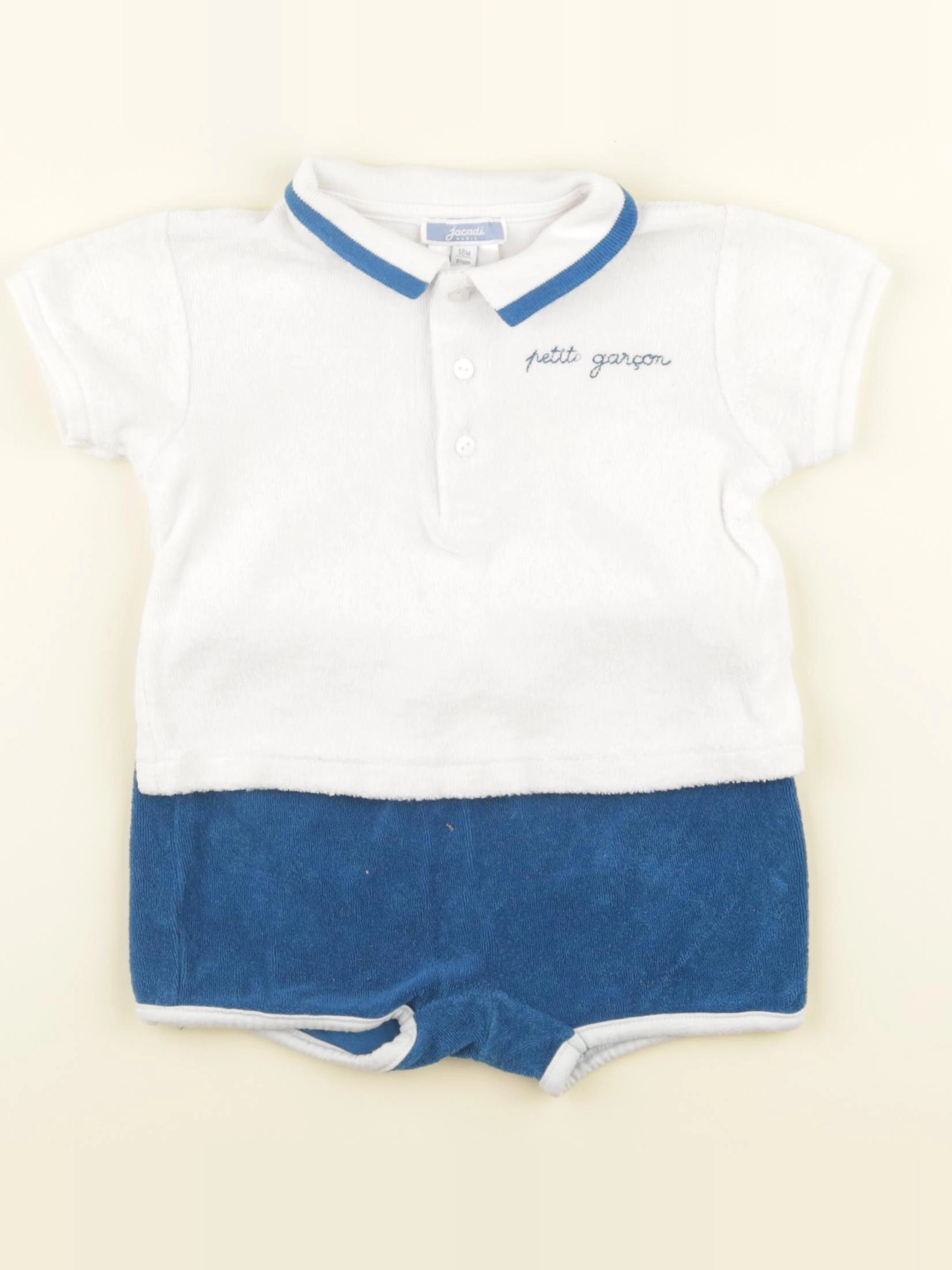 Jacadi - ensemble bleu - 18 mois