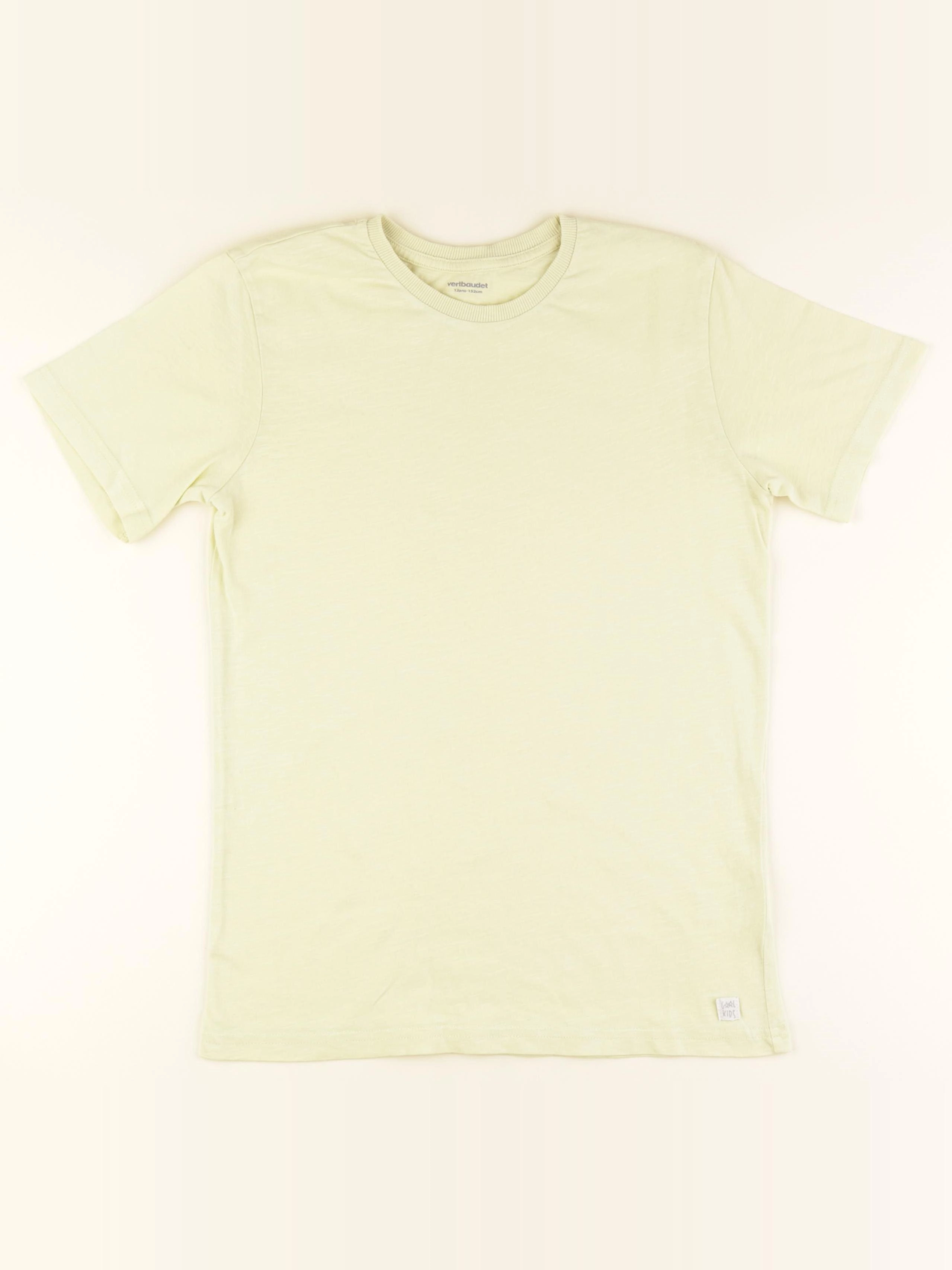 Vertbaudet - tee-shirt jaune - 12 ans