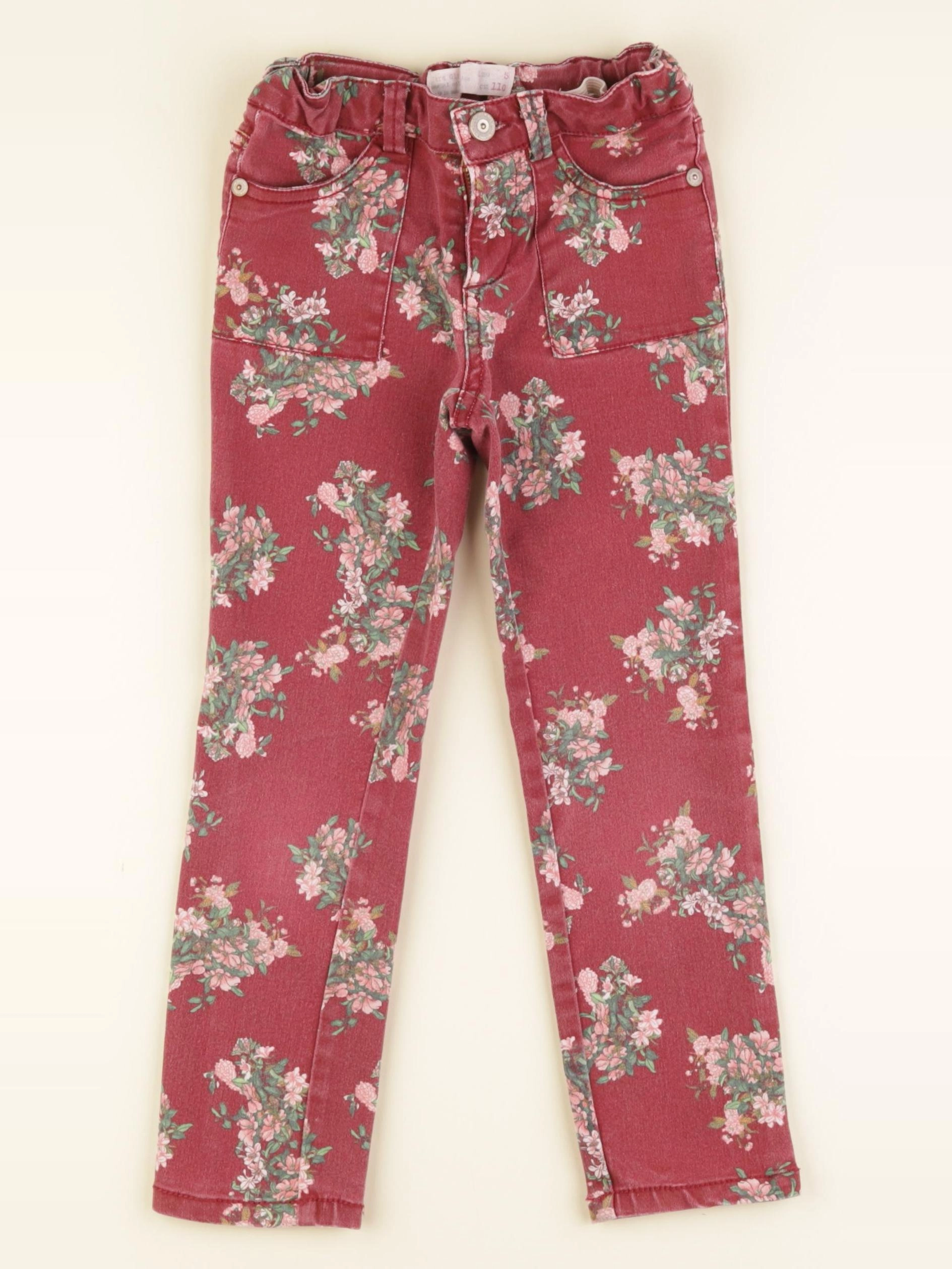 Zara - pantalon rouge - 5 ans