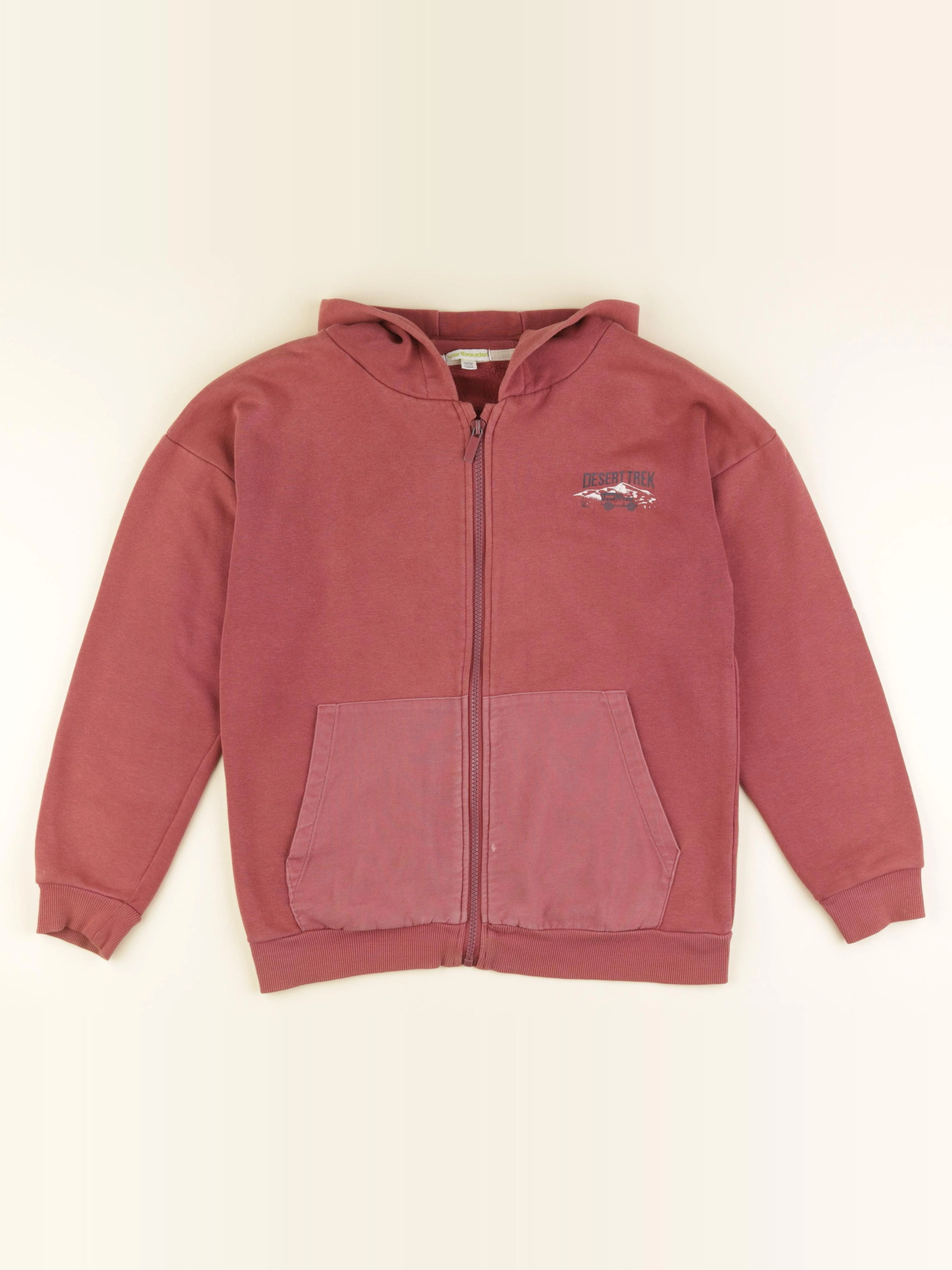 Vertbaudet - sweat rouge - 12 ans