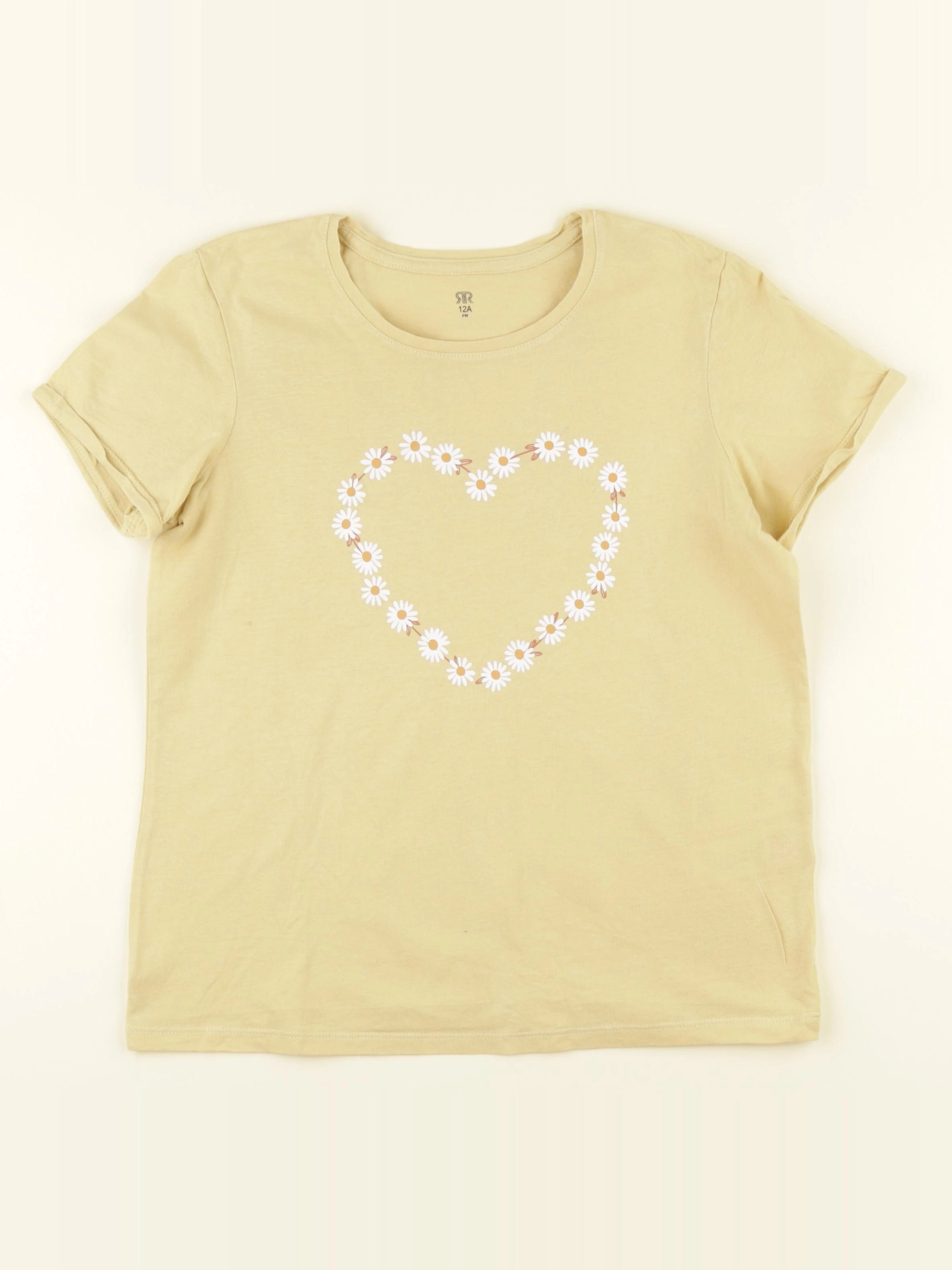 La Redoute - tee-shirt jaune - 12 ans
