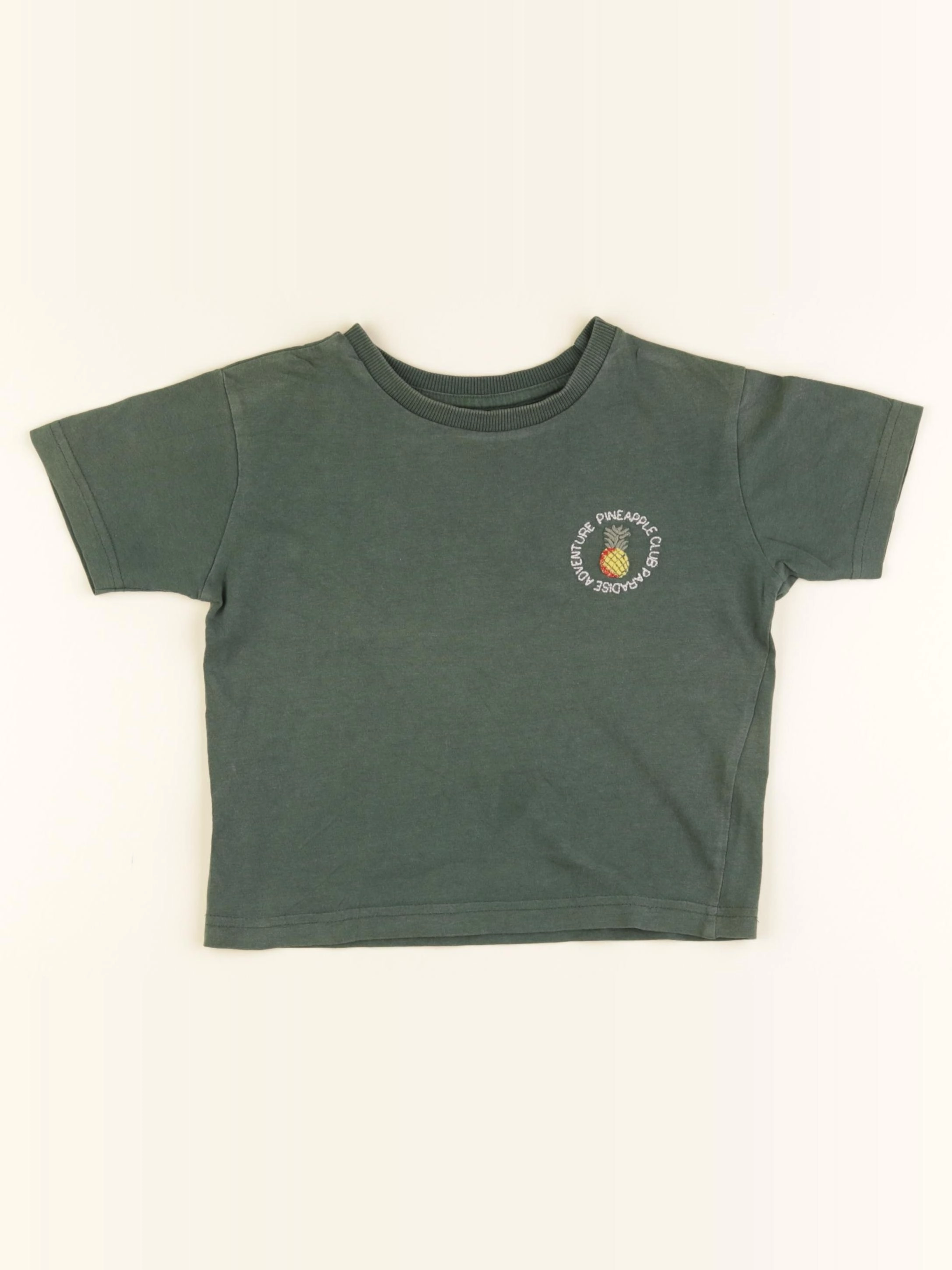 Vertbaudet - tee-shirt vert - 3 ans