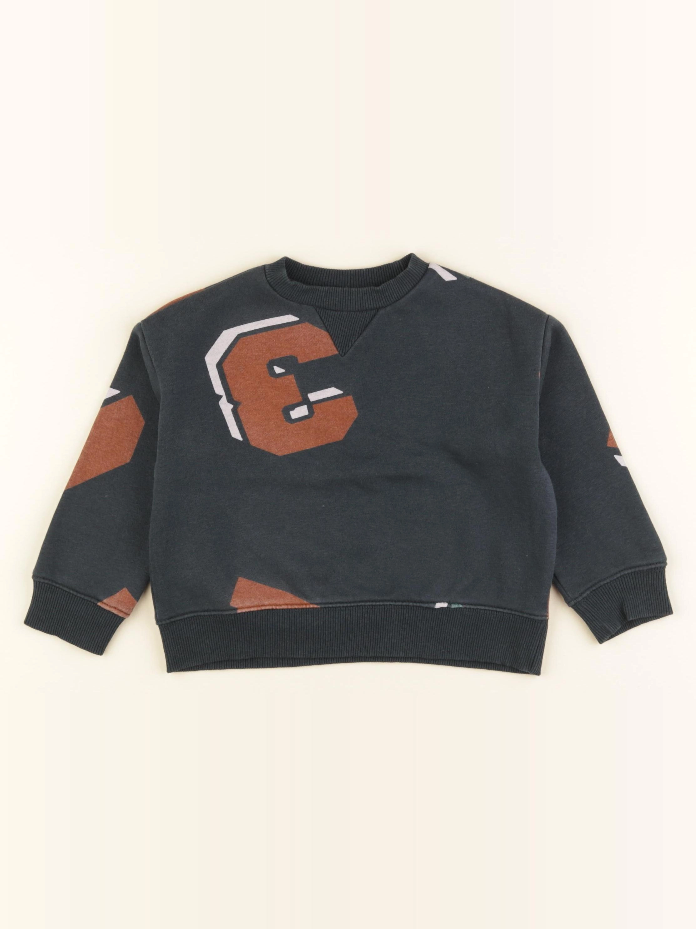 Vertbaudet - sweat vert - 2 ans