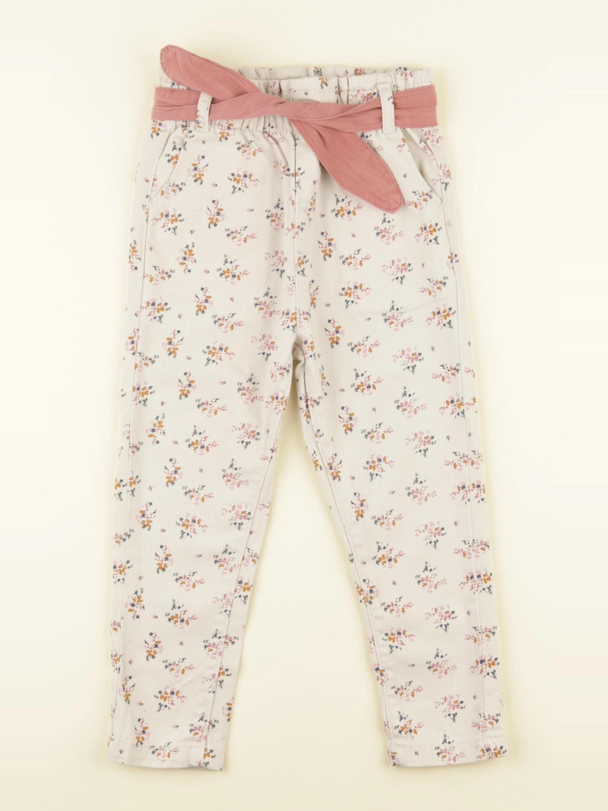 Vertbaudet - pantalon beige - 36 mois