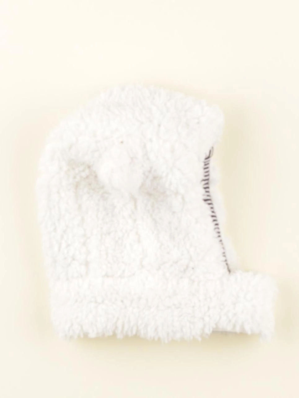Petit Bateau - bonnet blanc - 2/3 mois