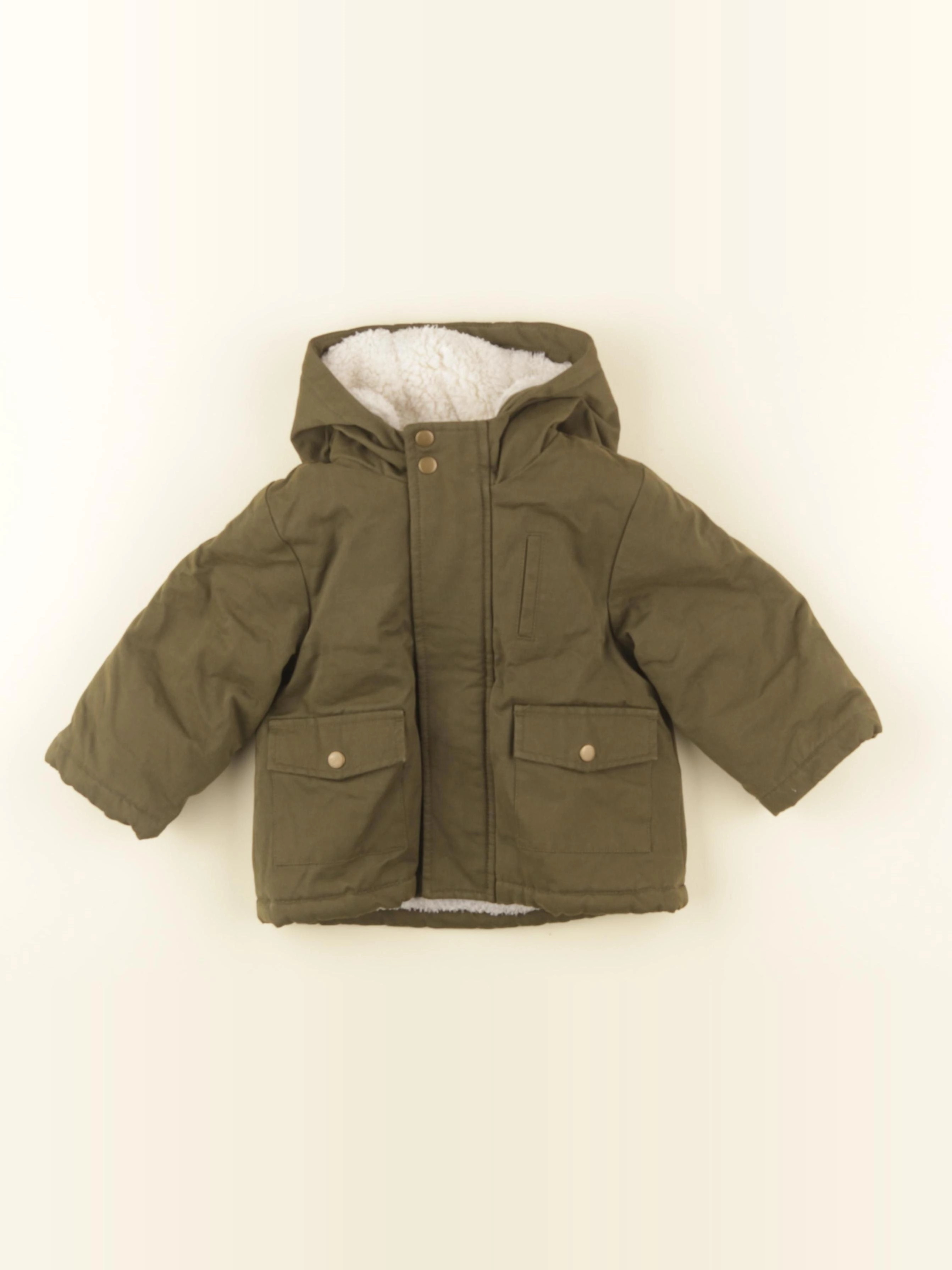 Natalys - manteau vert - 18 mois