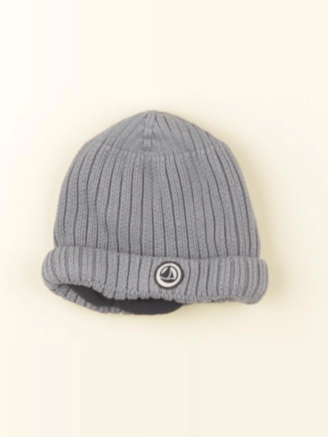 Petit Bateau - bonnet gris - 24/36 mois