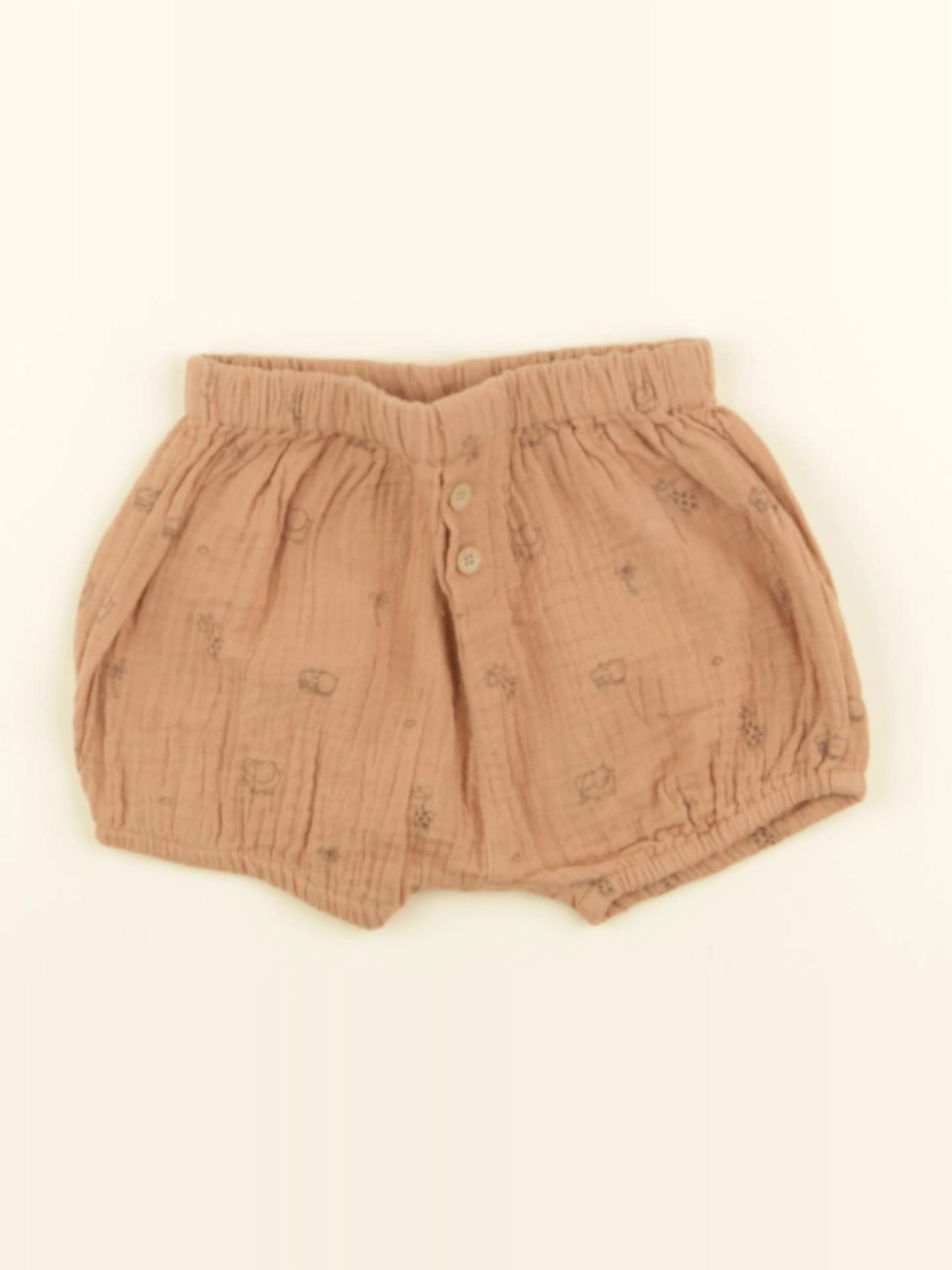 Vertbaudet - bloomer marron - 6 mois