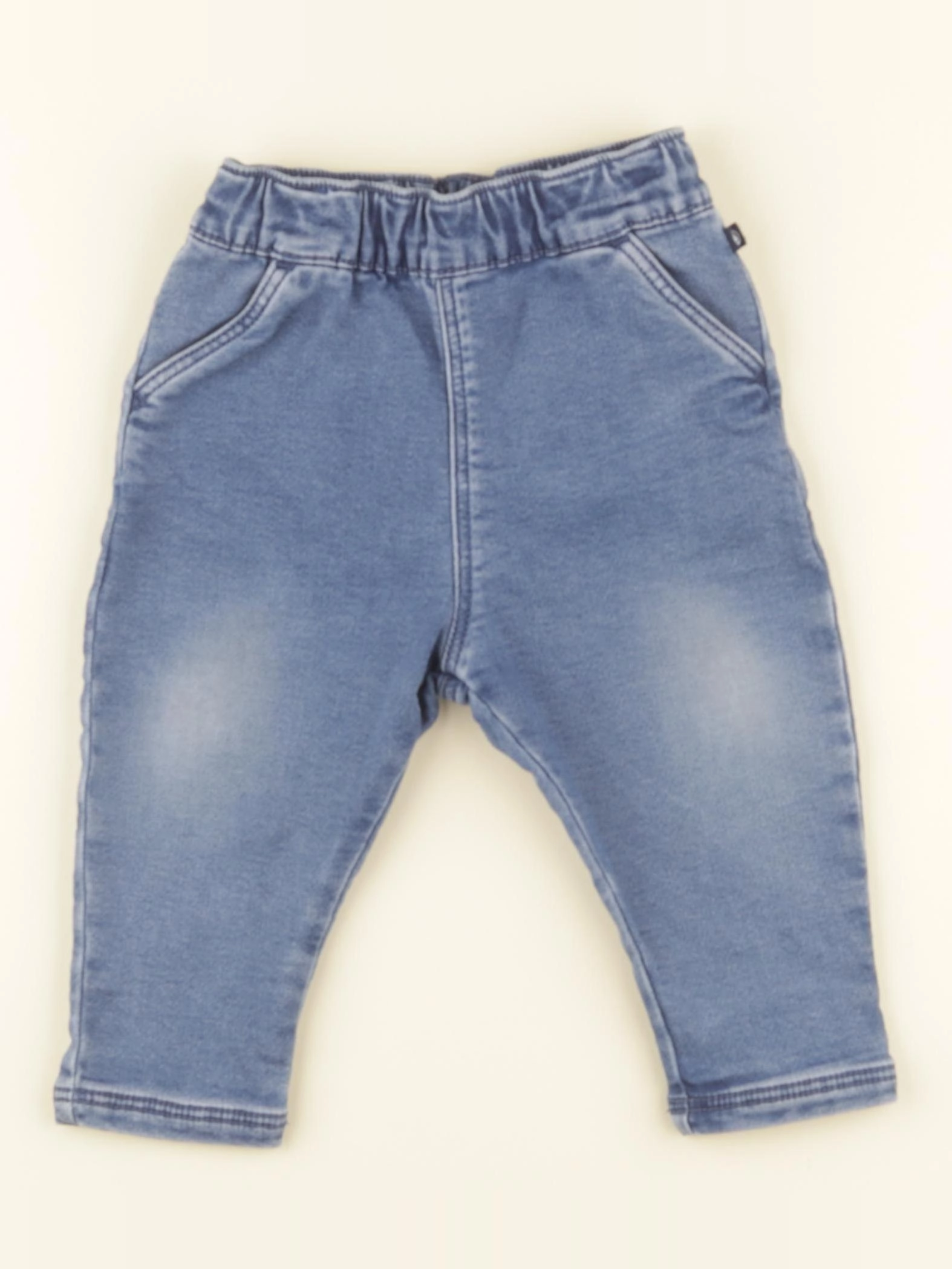 Petit Bateau - jean bleu - 12 mois